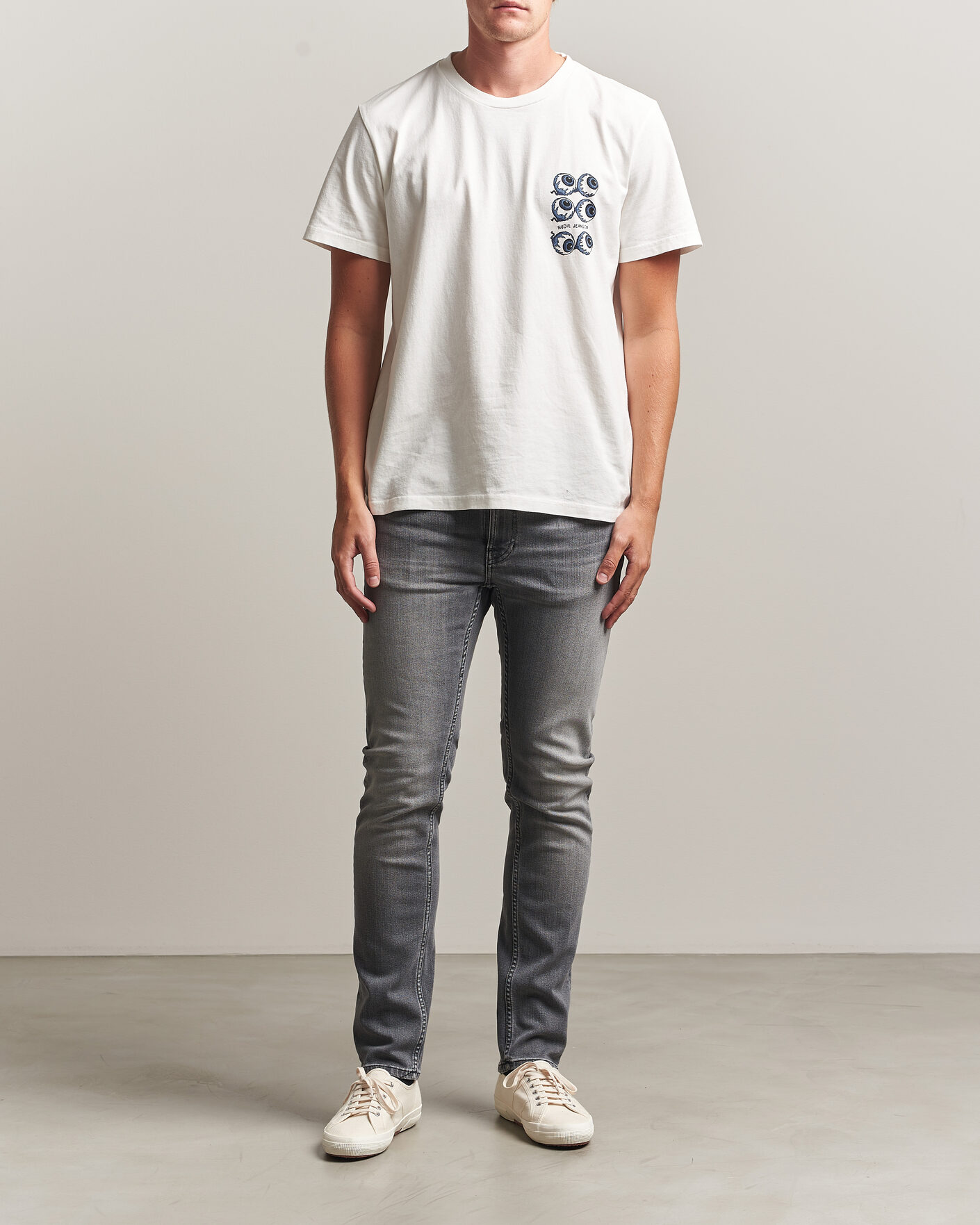 Hombres | Vaqueros | Nudie Jeans | Lean Dean Jeans Grey Wave