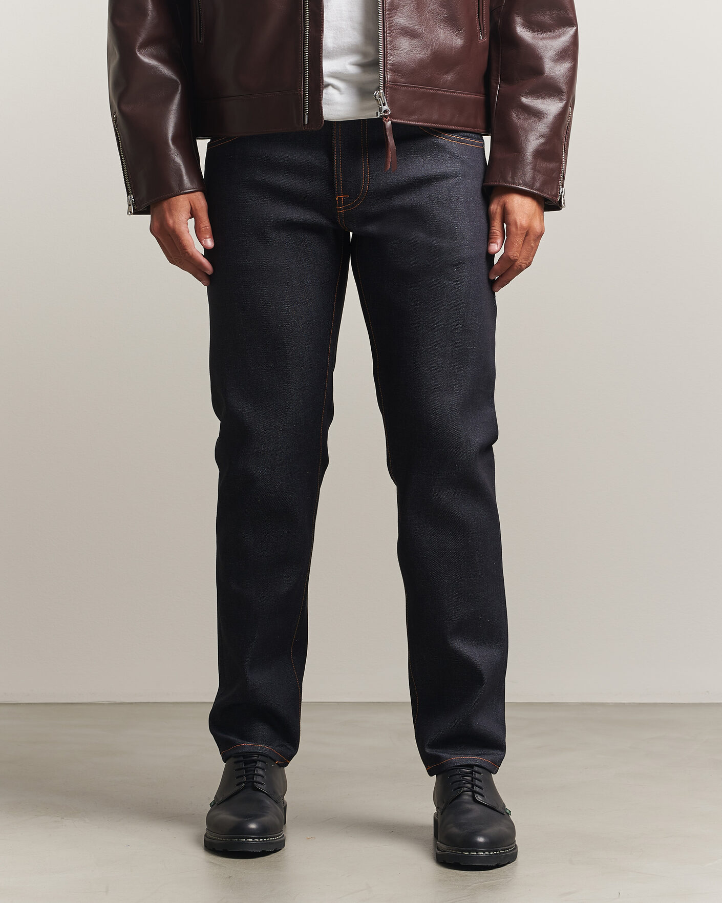 Hombres | Vaqueros | Nudie Jeans | Solid Ollie Jeans Dry Japan Selvage