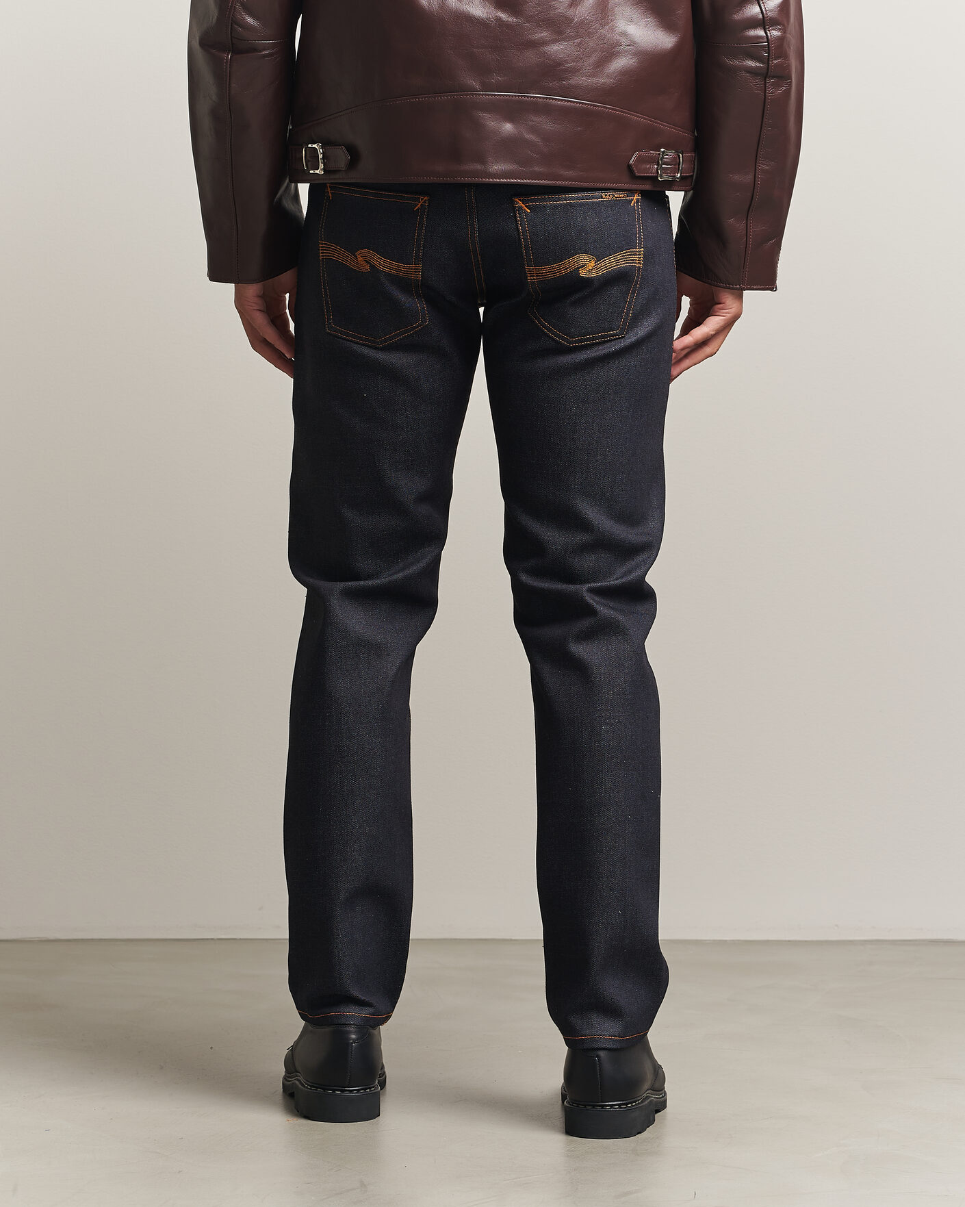 Hombres | Vaqueros | Nudie Jeans | Solid Ollie Jeans Dry Japan Selvage