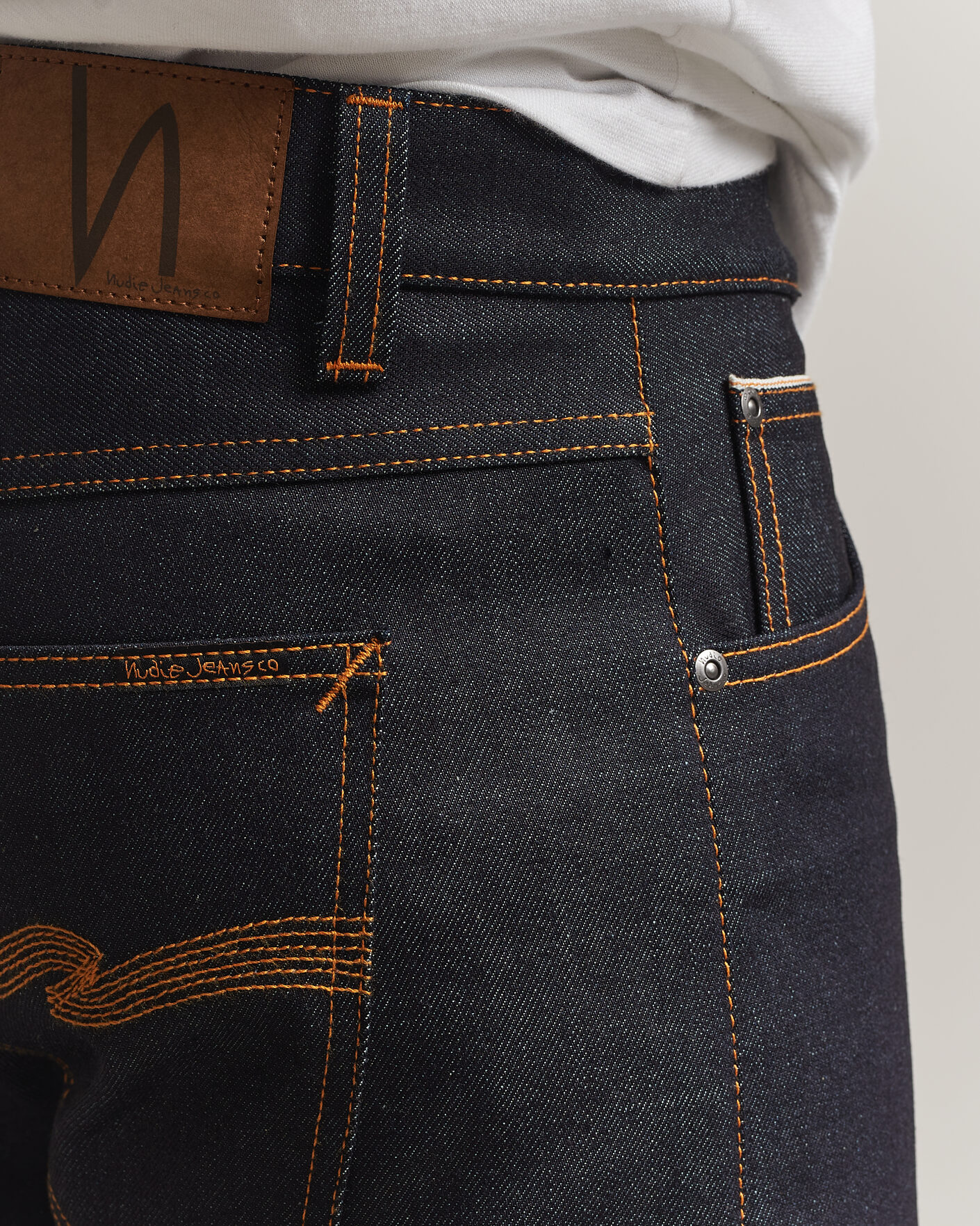 Hombres | Vaqueros | Nudie Jeans | Solid Ollie Jeans Dry Japan Selvage