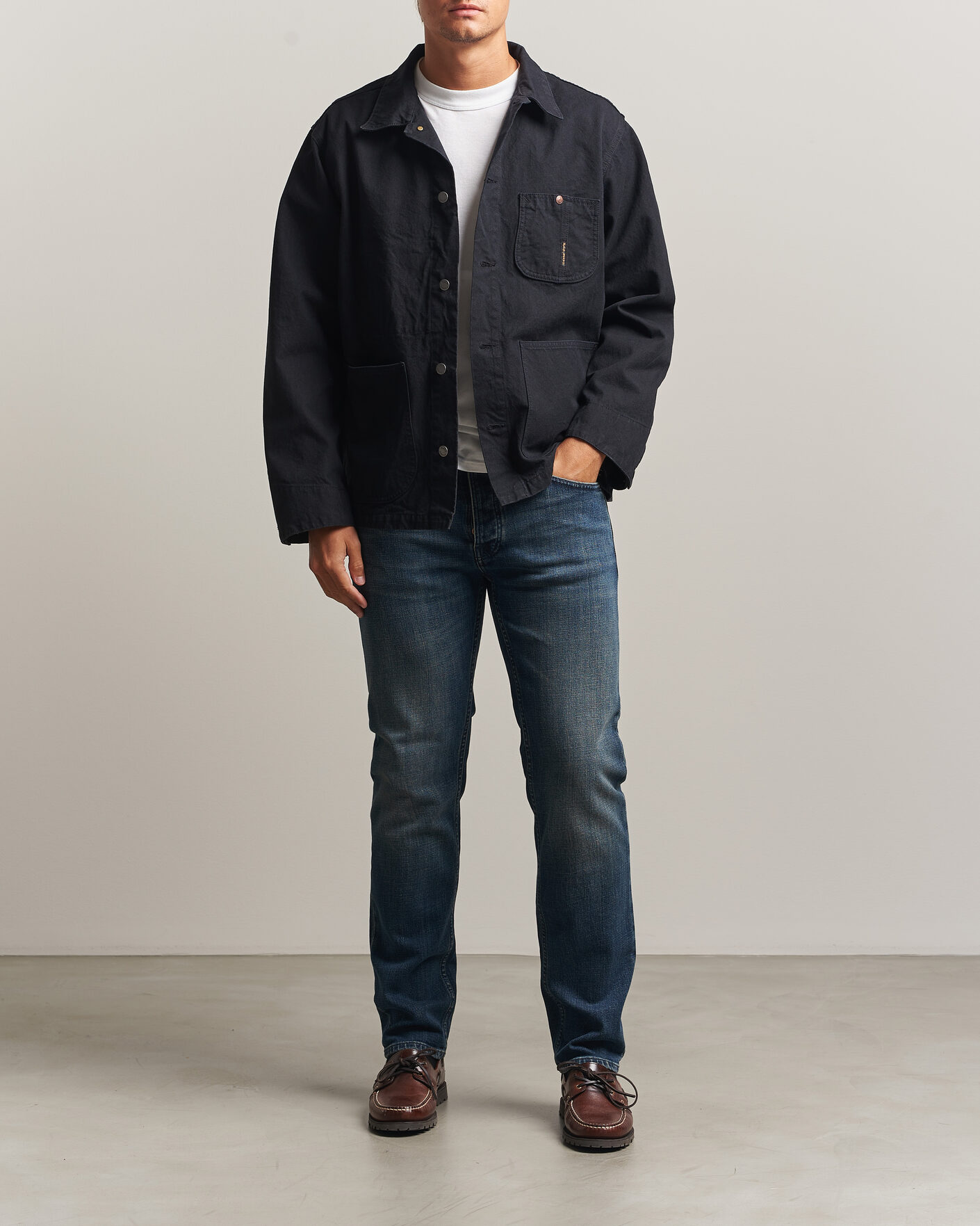 Hombres | Vaqueros | Nudie Jeans | Solid Ollie Jeans Epic Ink
