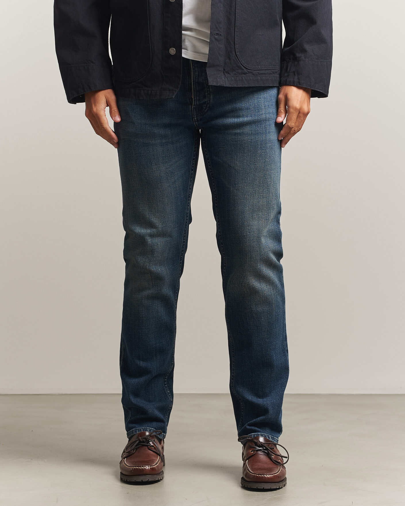 Hombres | Vaqueros | Nudie Jeans | Solid Ollie Jeans Epic Ink