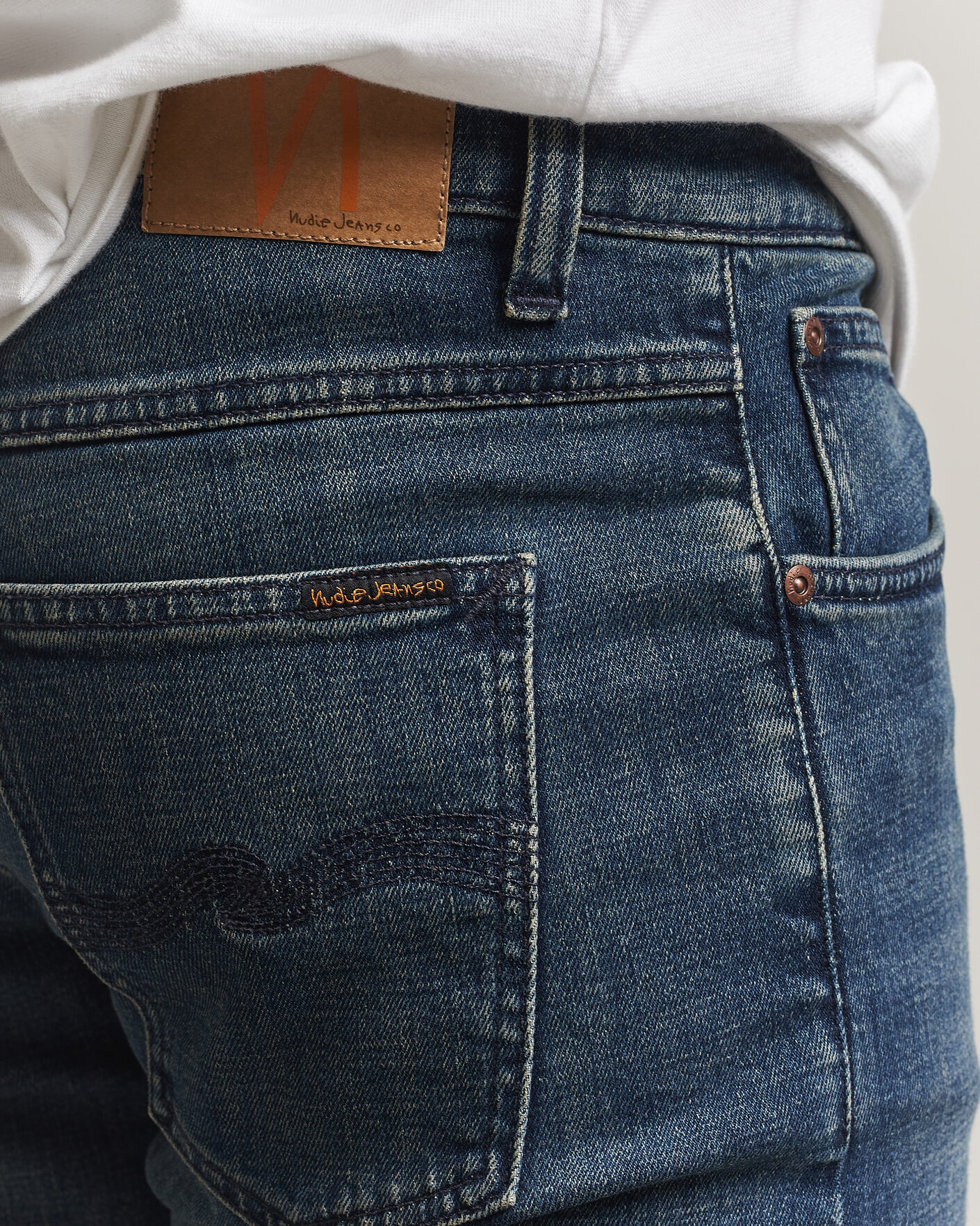 Hombres | Vaqueros | Nudie Jeans | Solid Ollie Jeans Epic Ink