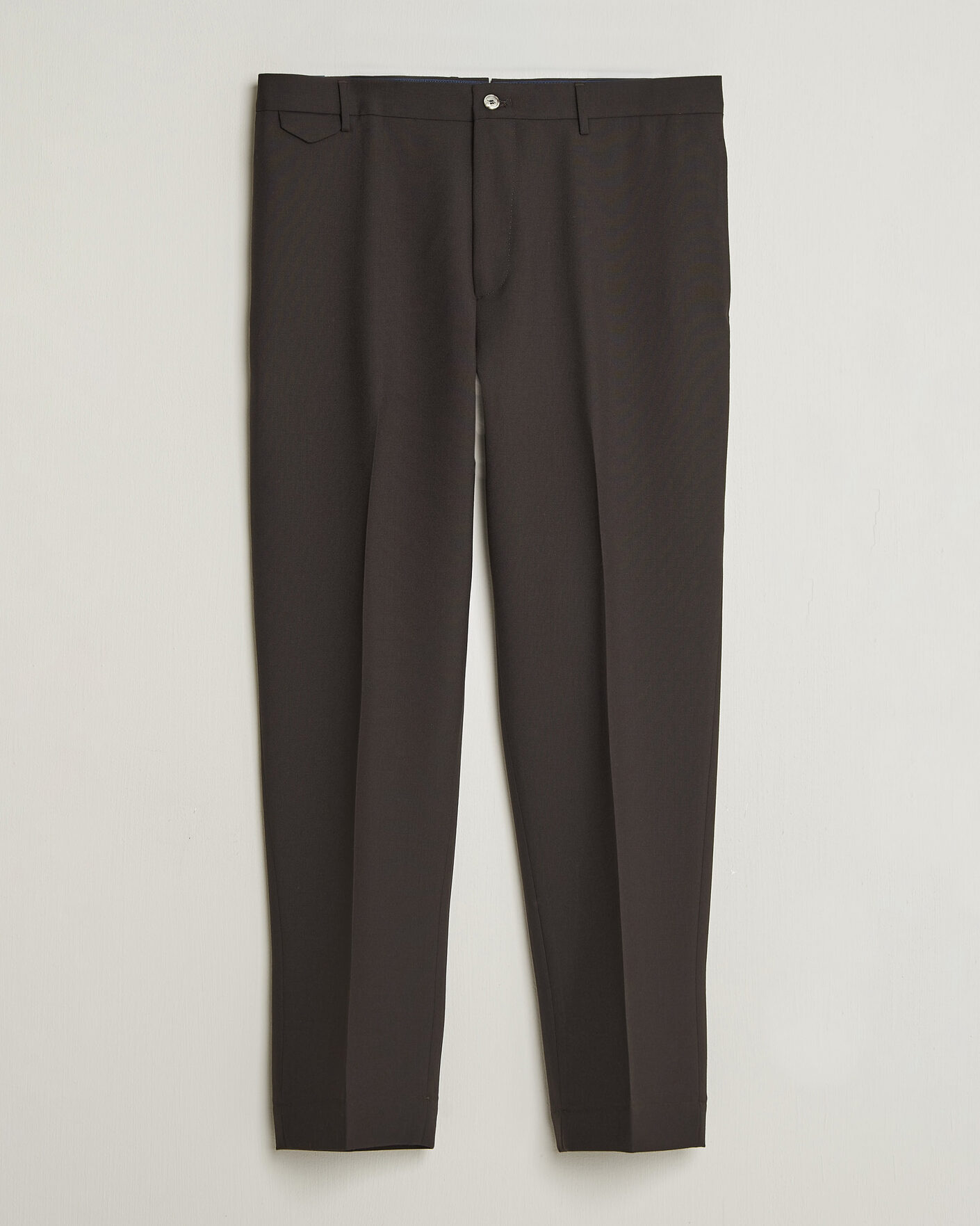 Hombres | Pantalones | Santaniello | Wool Trousers Brown
