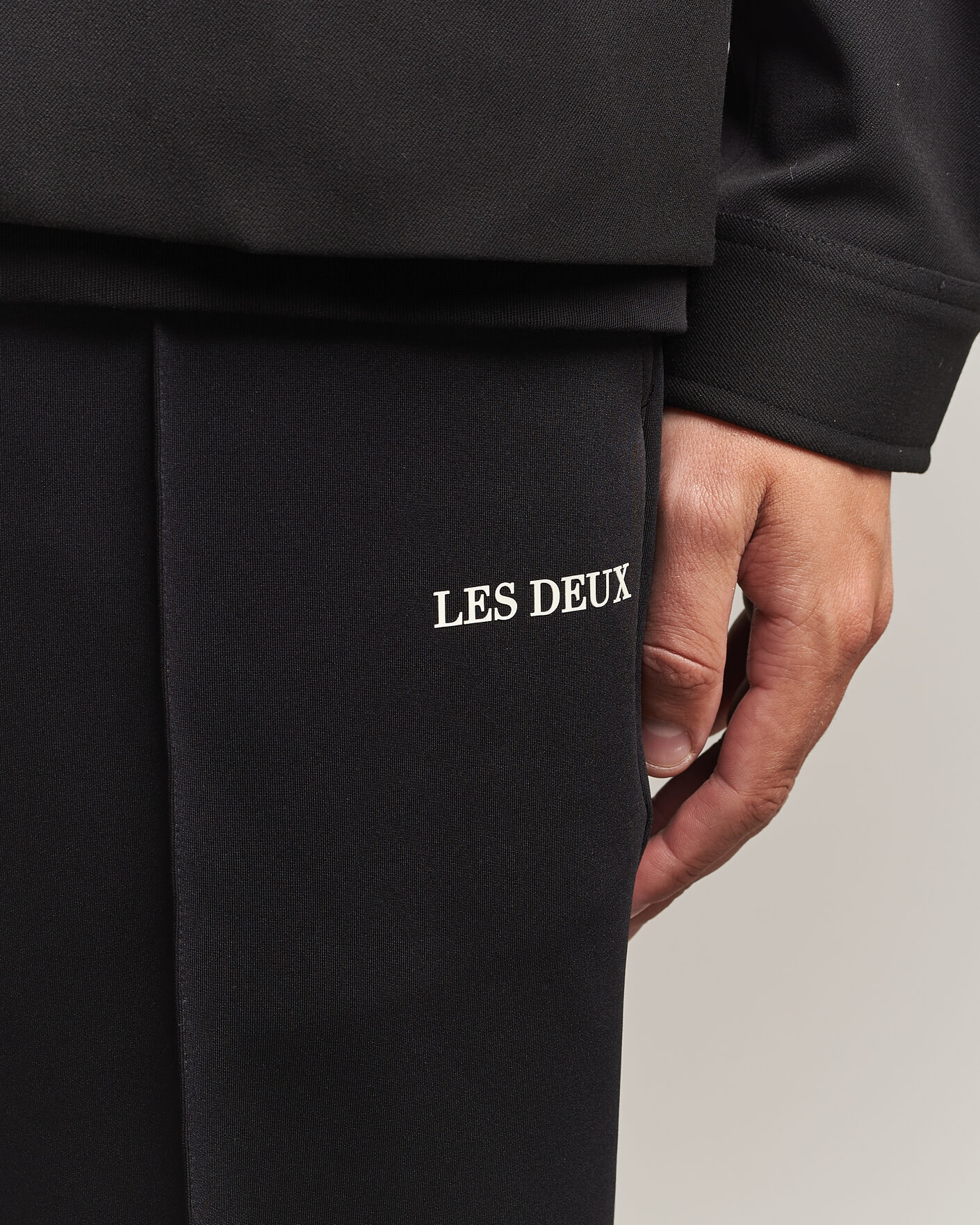 Hombres | Pantalones | LES DEUX | Ballier Casual Track Pants Black