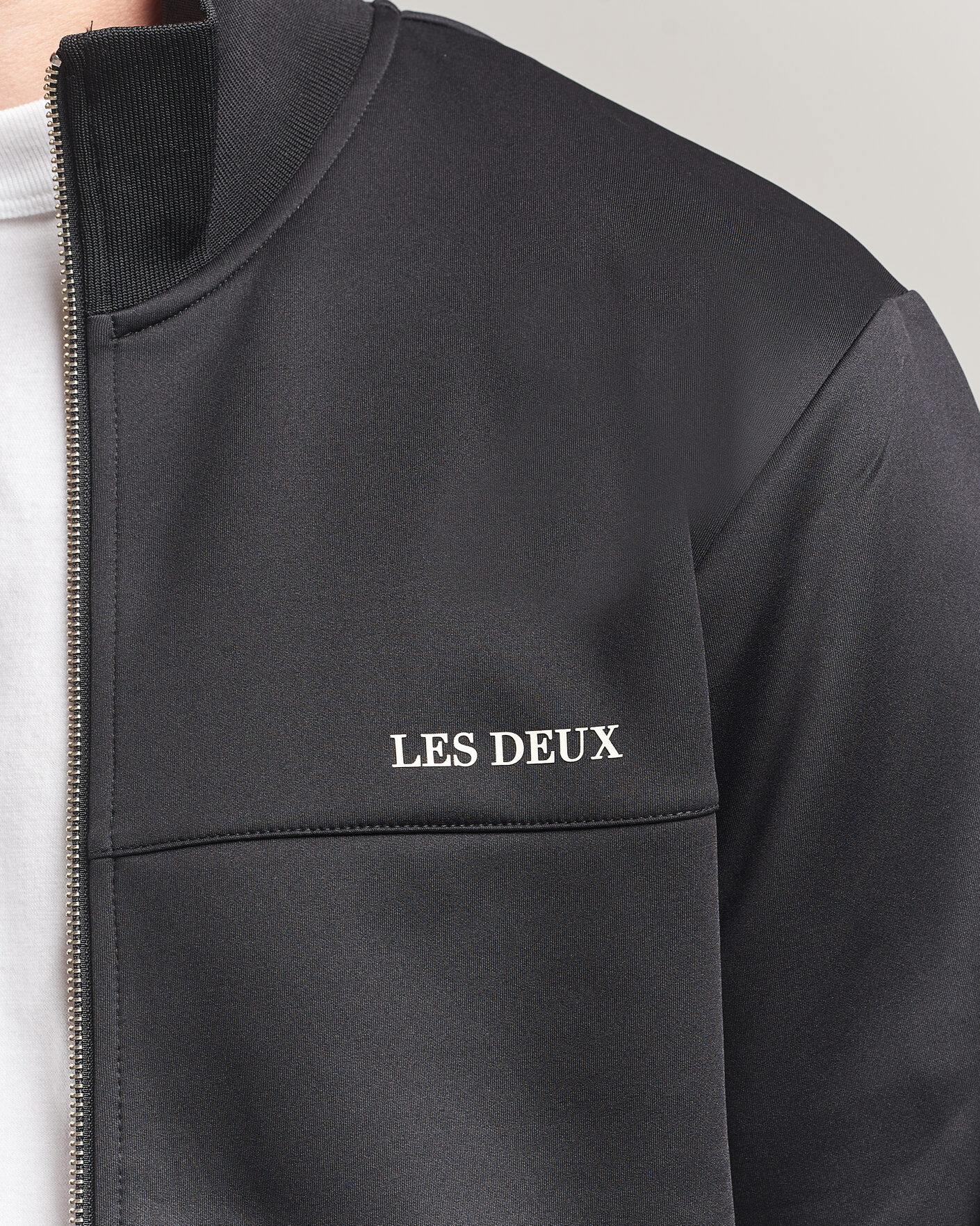 Hombres | Jerséis y prendas de punto | LES DEUX | Ballier Track Jacket Black