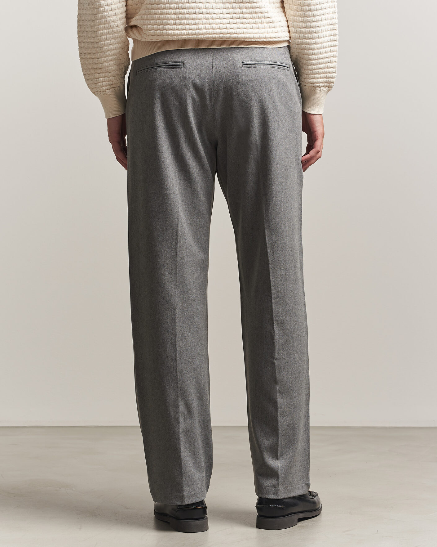 Hombres | Pantalones | LES DEUX | Como Solid Slack Pants Grey Melange