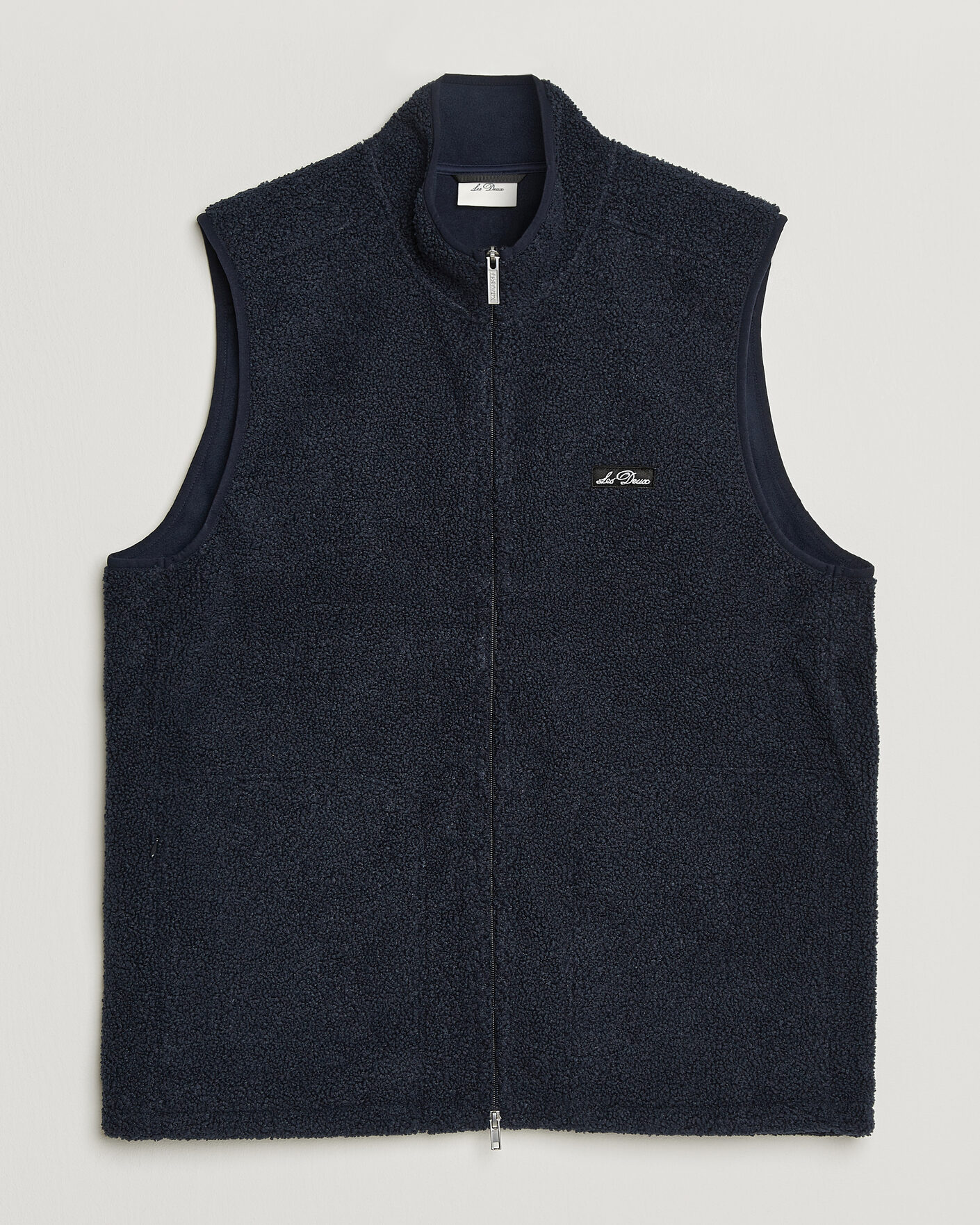 Hombres | Chalecos | LES DEUX | Patch Teddy Vest Dark Navy
