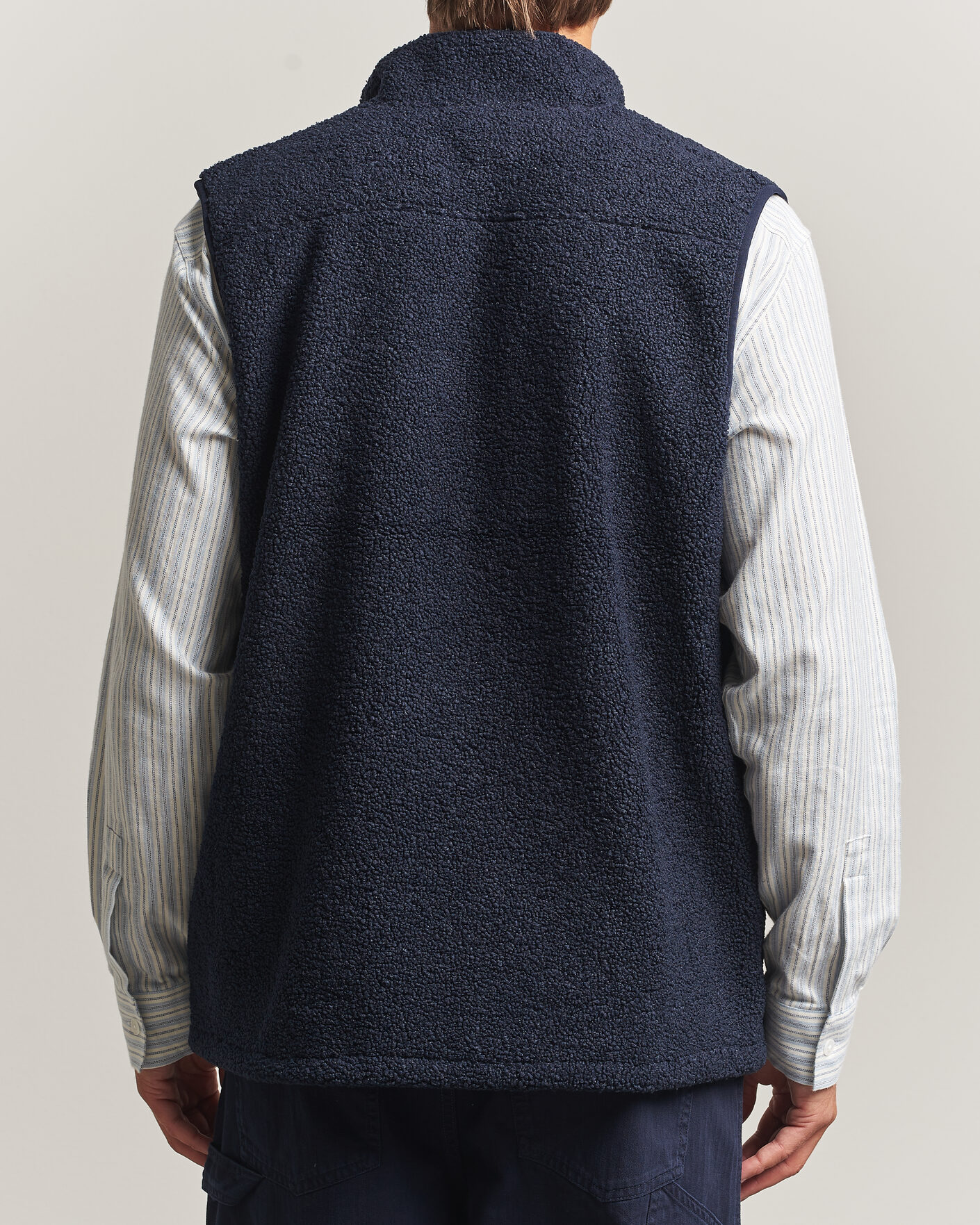 Hombres | Chalecos | LES DEUX | Patch Teddy Vest Dark Navy