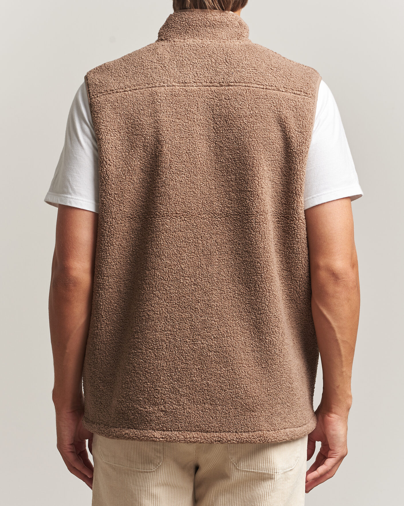 Hombres | Chalecos | LES DEUX | Patch Teddy Vest Caribou