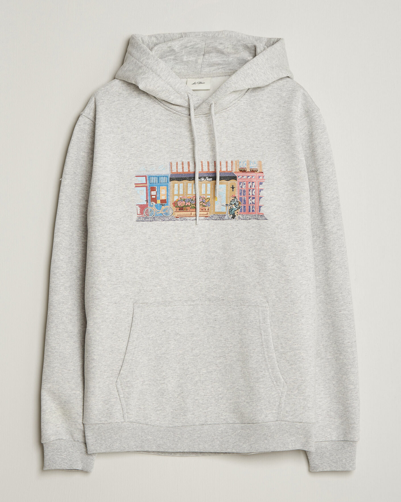 Hombres | Jerséis y prendas de punto | LES DEUX | Market Hoodie Snow Melange