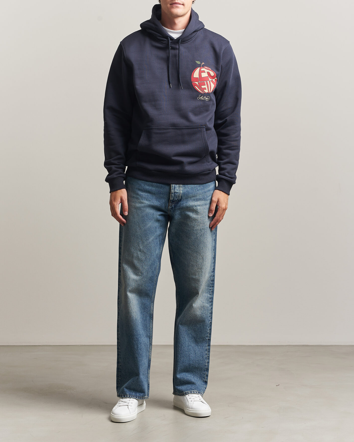 Hombres | Jerséis y prendas de punto | LES DEUX | Orchard Sweatshirt Dark Navy