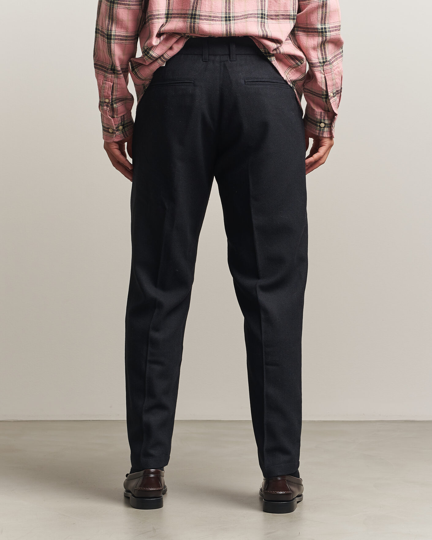Hombres | Pantalones | LES DEUX | Wool Reg Suit Pants Dark Navy