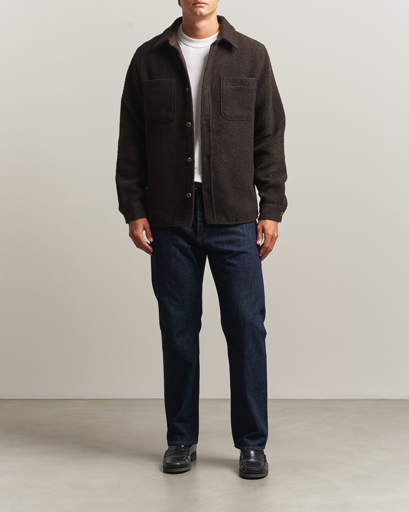 Hombres | Camisas | LES DEUX | Boucle Overshirt Delicioso