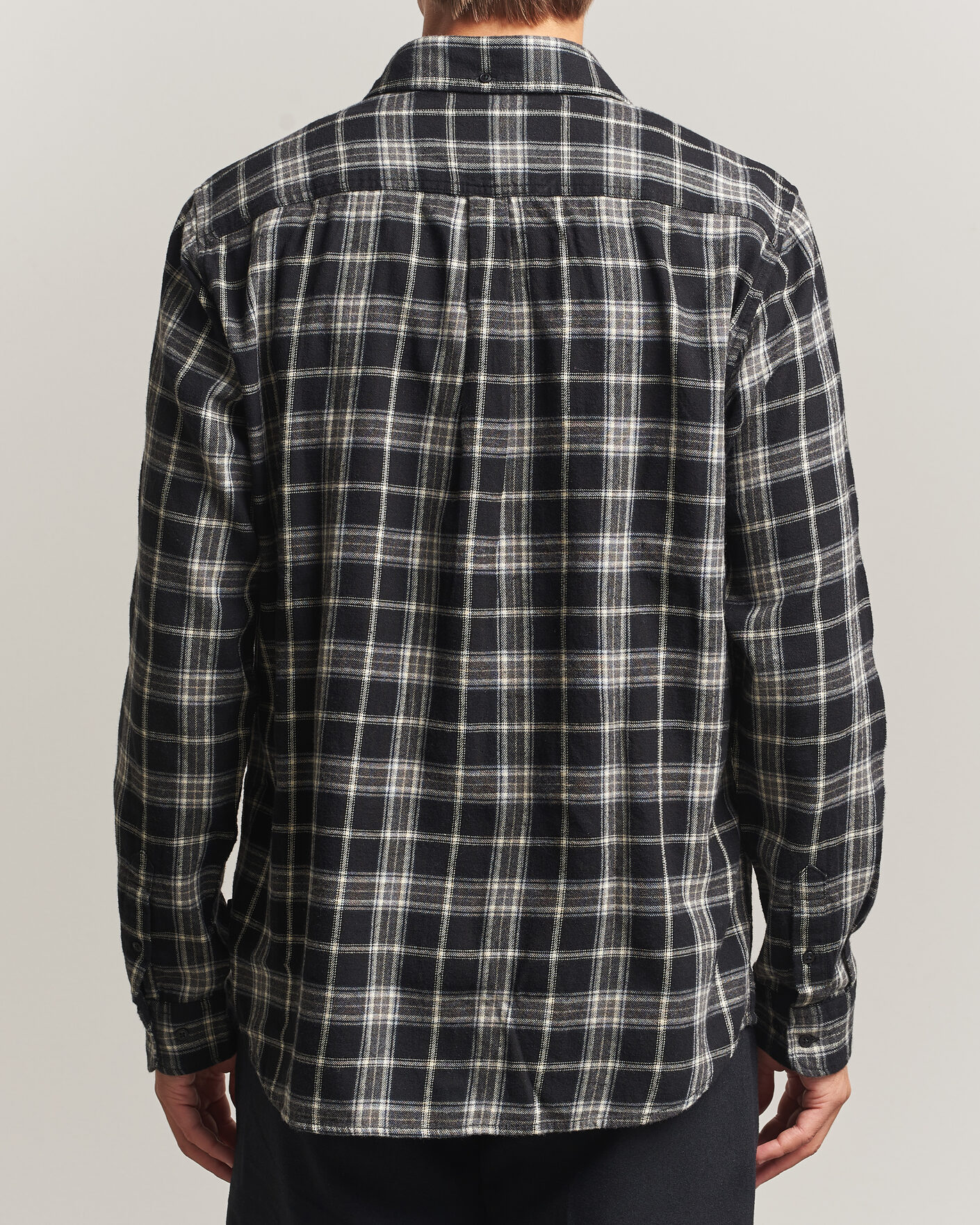 Hombres | Camisas | LES DEUX | Vintage Check Shirt Black
