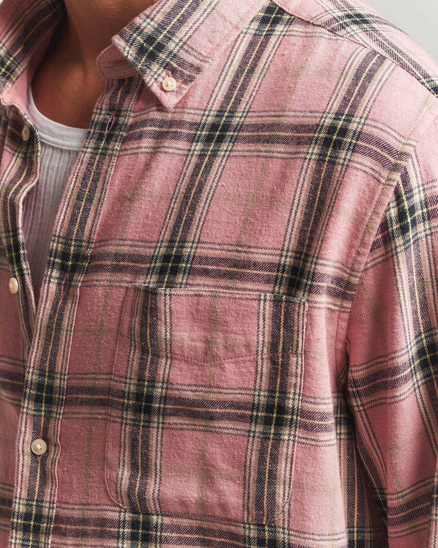 Hombres | Camisas | LES DEUX | Vintage Check Shirt India Ink