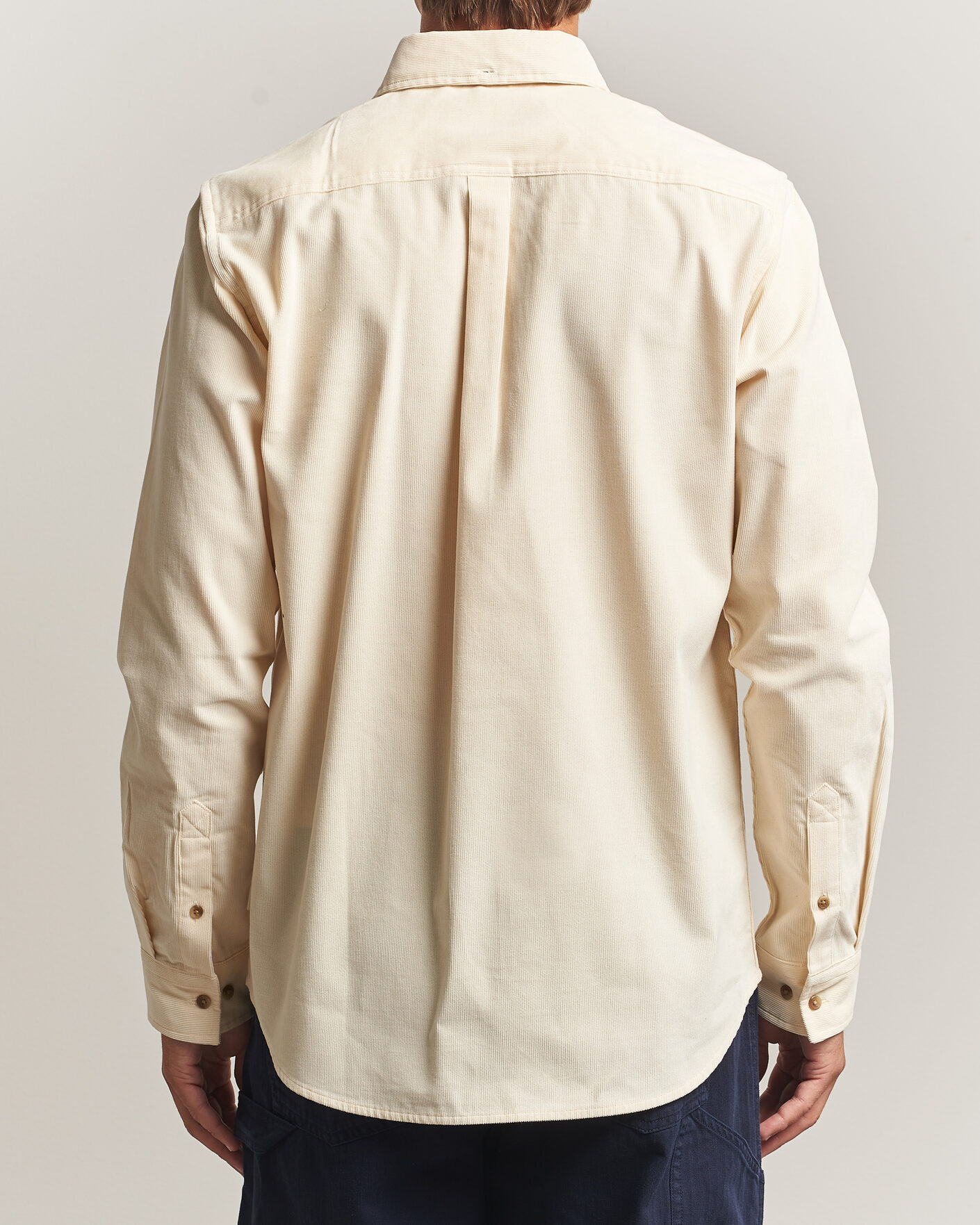 Hombres | Camisas | LES DEUX | Pinwale Corduroy Shirt Ivory