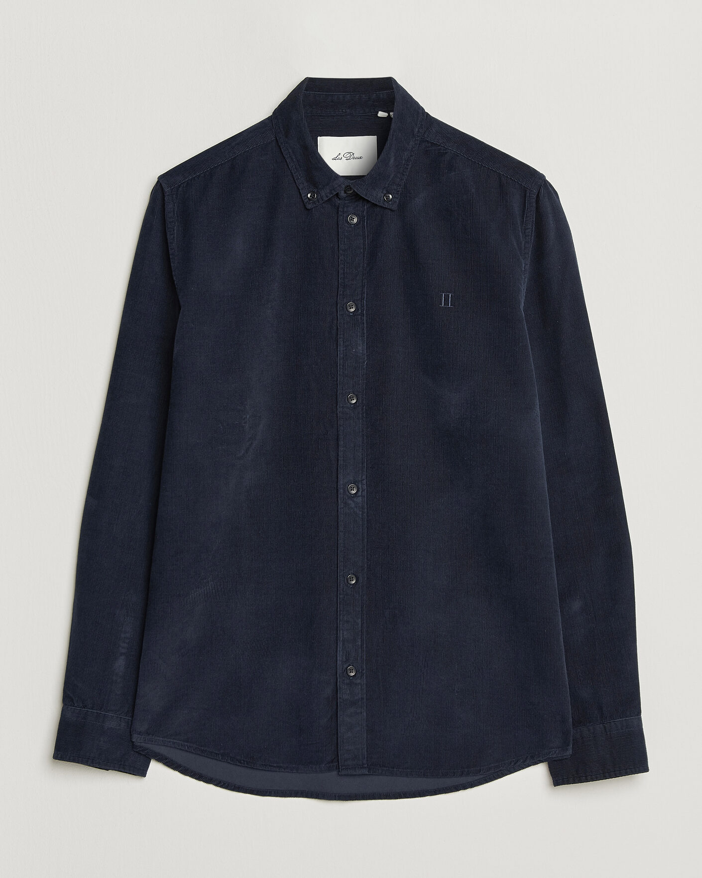 Hombres | Camisas | LES DEUX | Pinwale Corduroy Shirt Dark Navy
