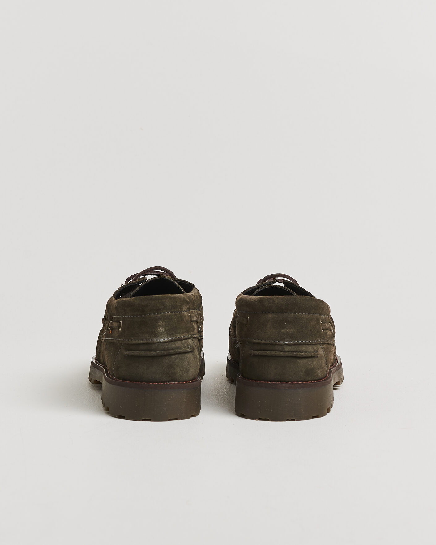 Hombres | Mocasines | LES DEUX | Suede Boatshoe Rosin Green