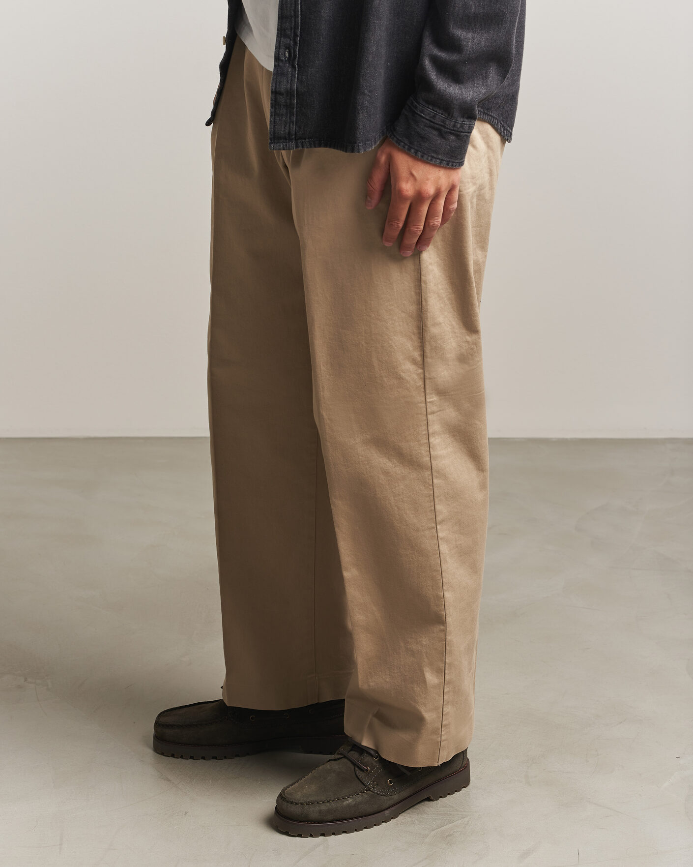 Hombres | Mocasines | LES DEUX | Suede Boatshoe Rosin Green