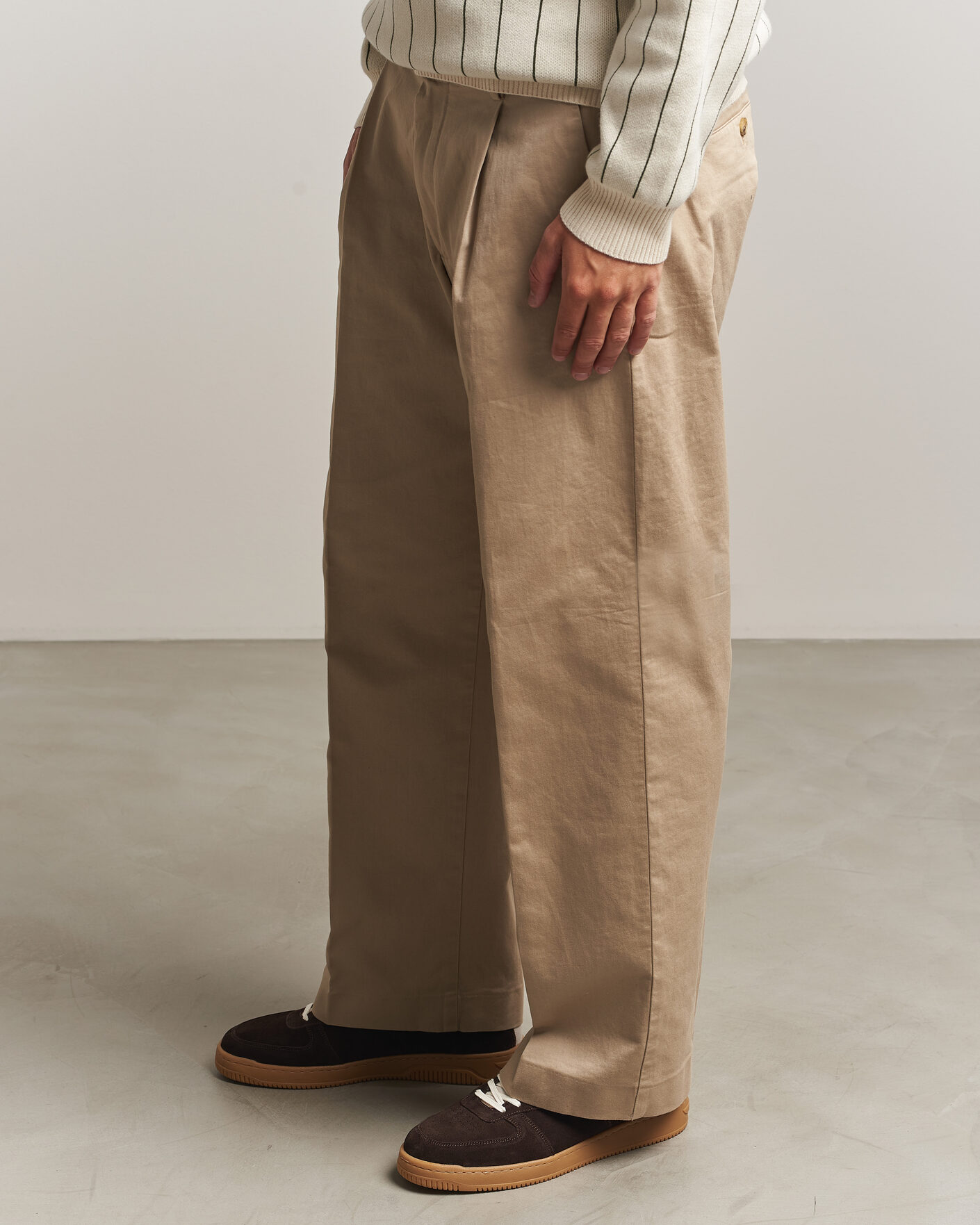 Hombres | Zapatillas | LES DEUX | Suede Sneaker Molé Brown
