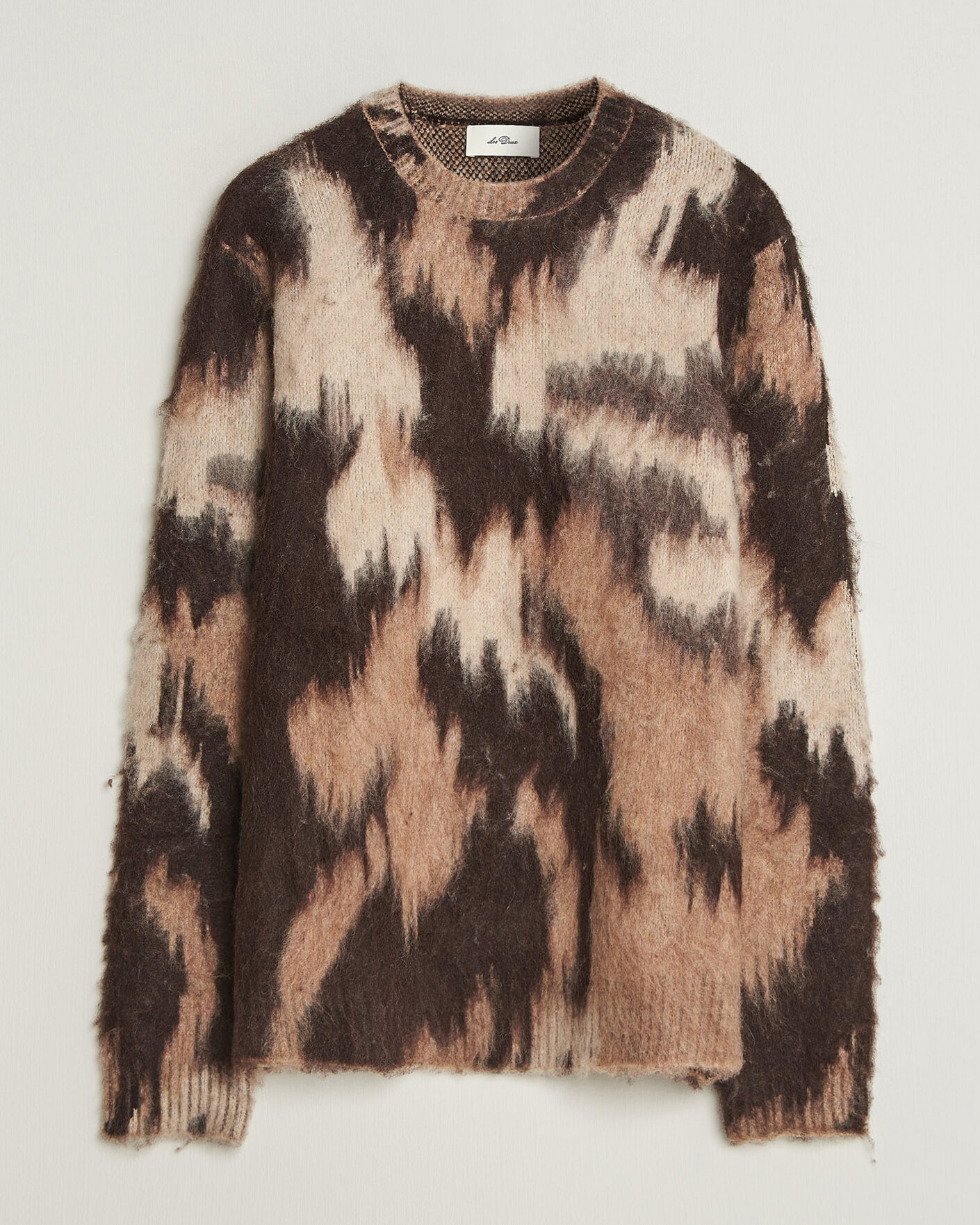 Hombres | Jerséis y prendas de punto | LES DEUX | Forrest Crewneck Knit Brown