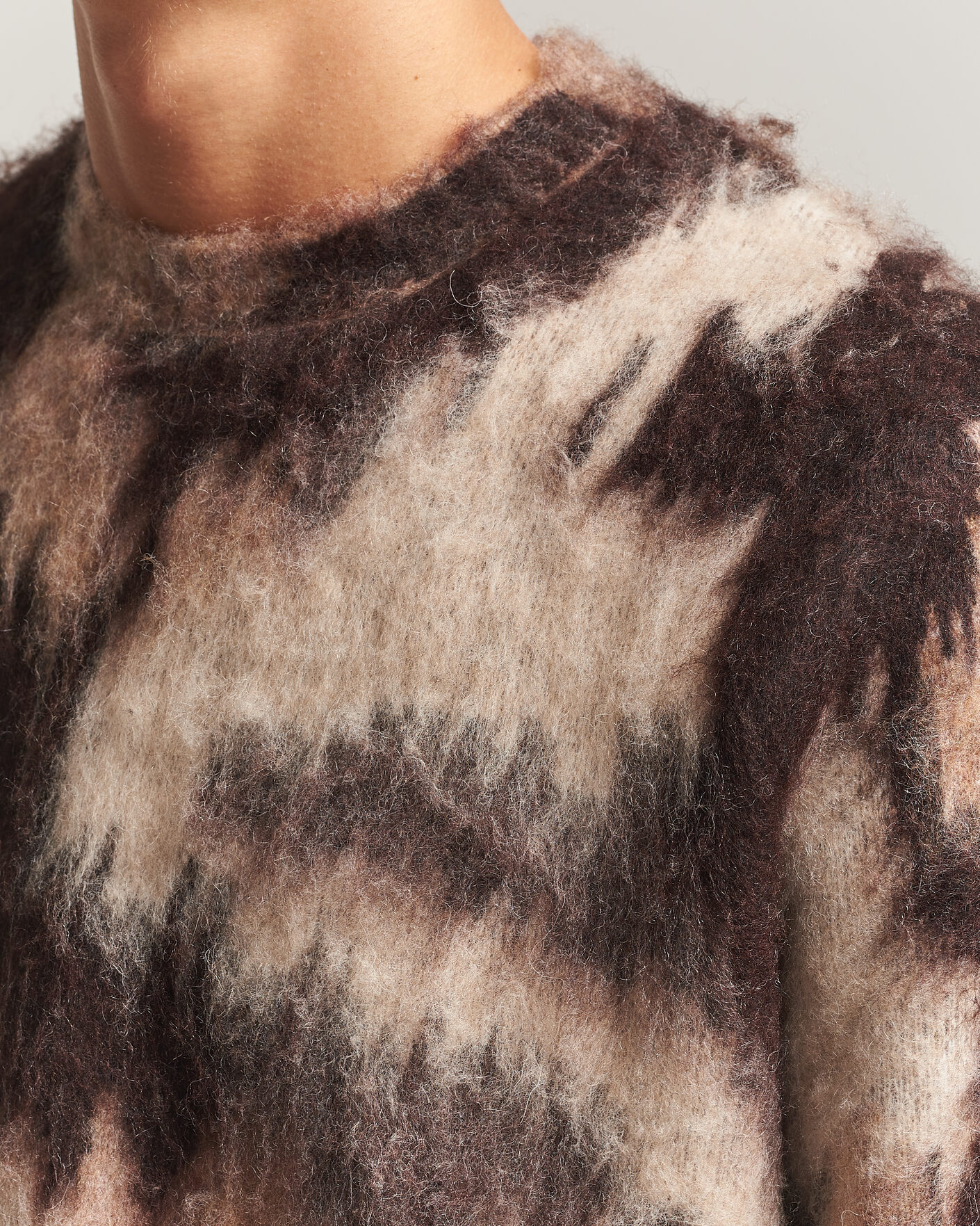 Hombres | Jerséis y prendas de punto | LES DEUX | Forrest Crewneck Knit Brown