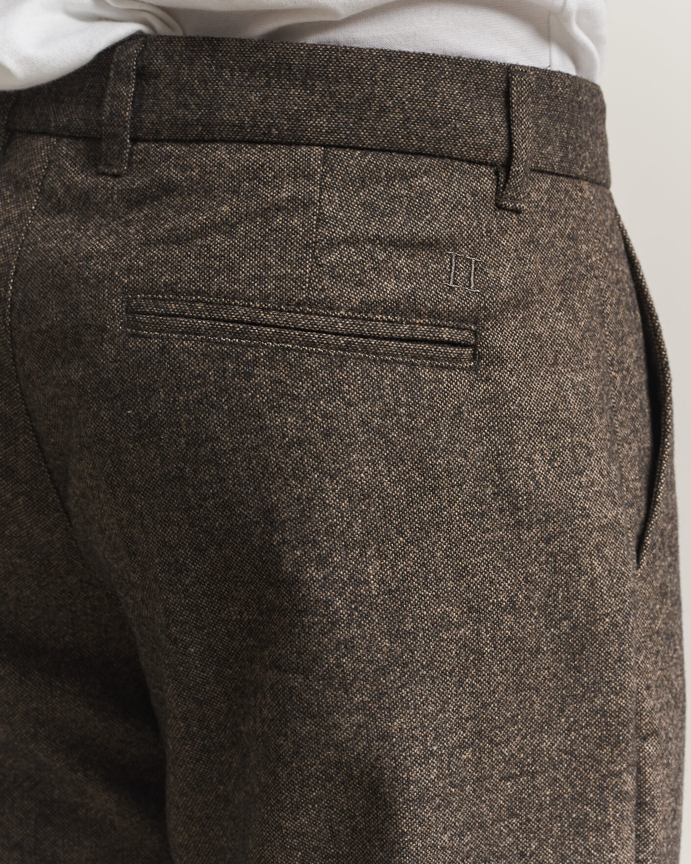 Hombres | Pantalones | LES DEUX | Wool Melange Reg Suit Pants Caribou