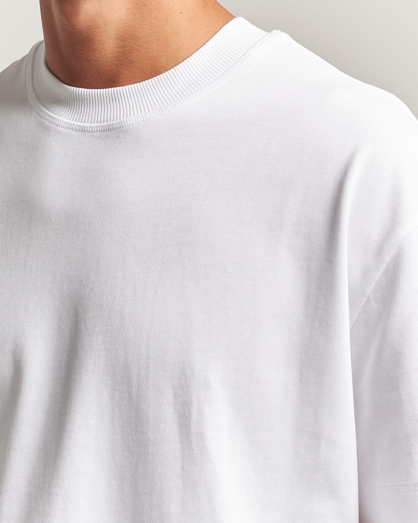 Hombres | Camisetas | LES DEUX | Heavyweight T-Shirt White