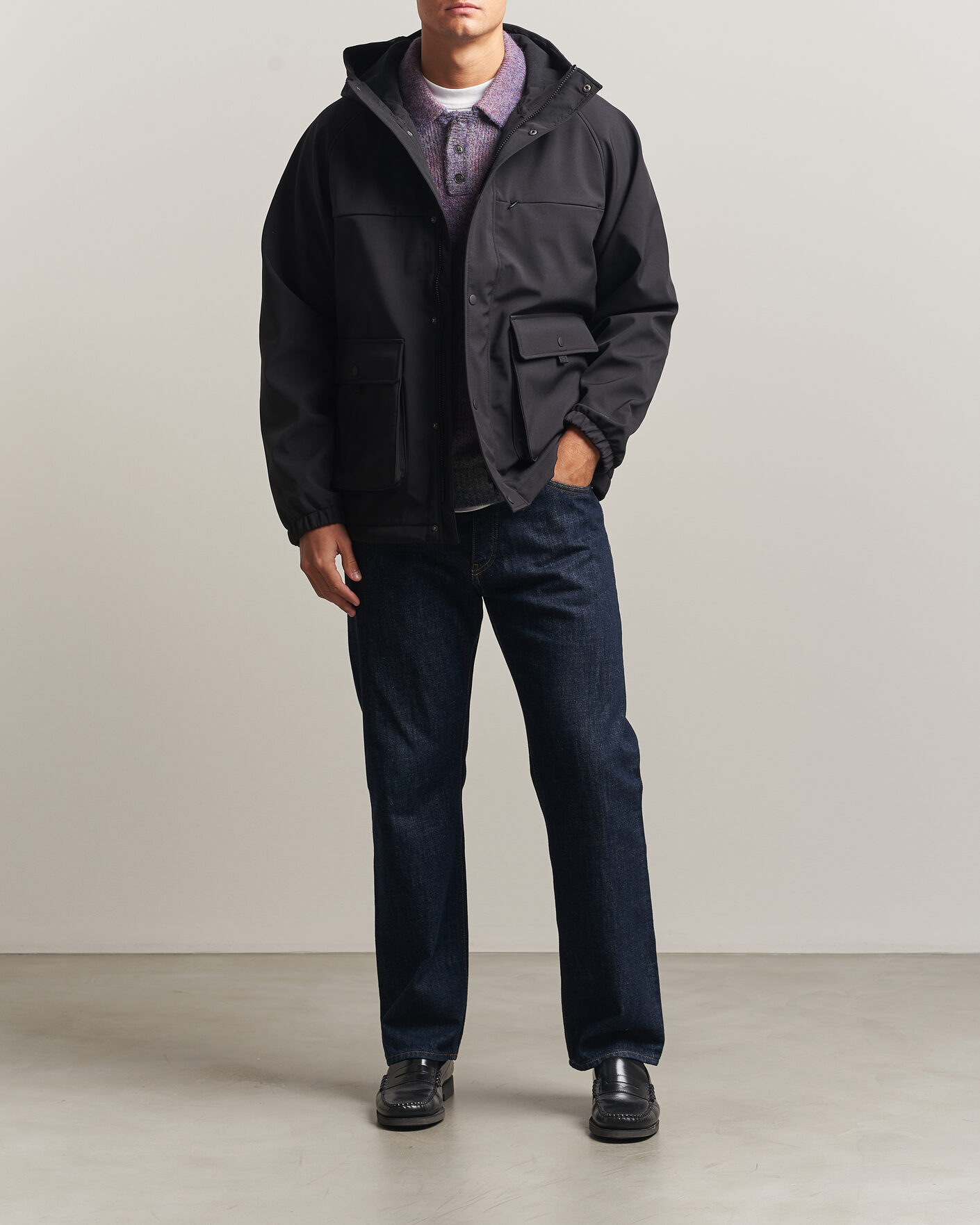 Hombres | Abrigos y chaquetas | LES DEUX | Shell Jacket Black