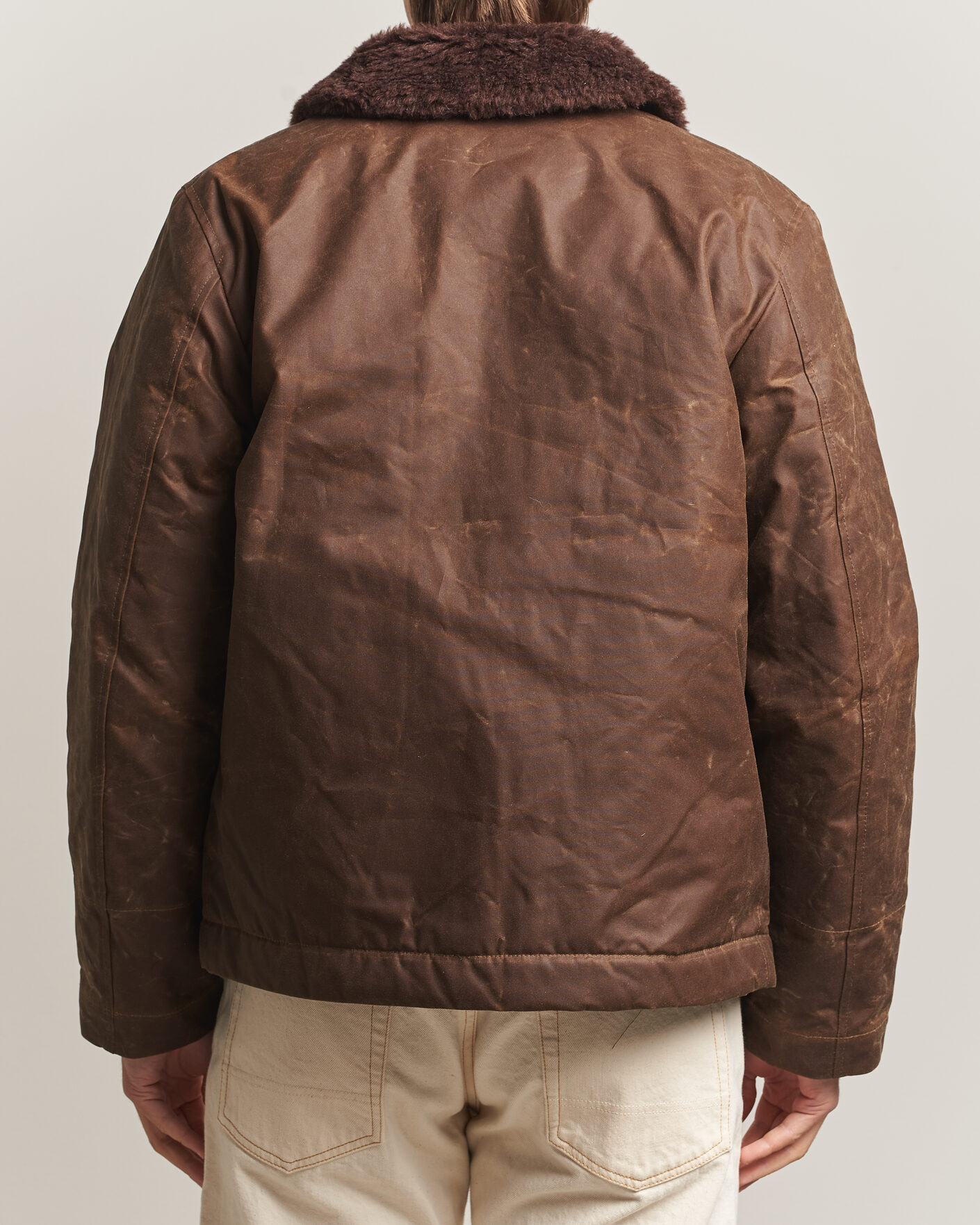 Hombres | Abrigos y chaquetas | Manifattura Ceccarelli | Deck Jacket Dark Tan