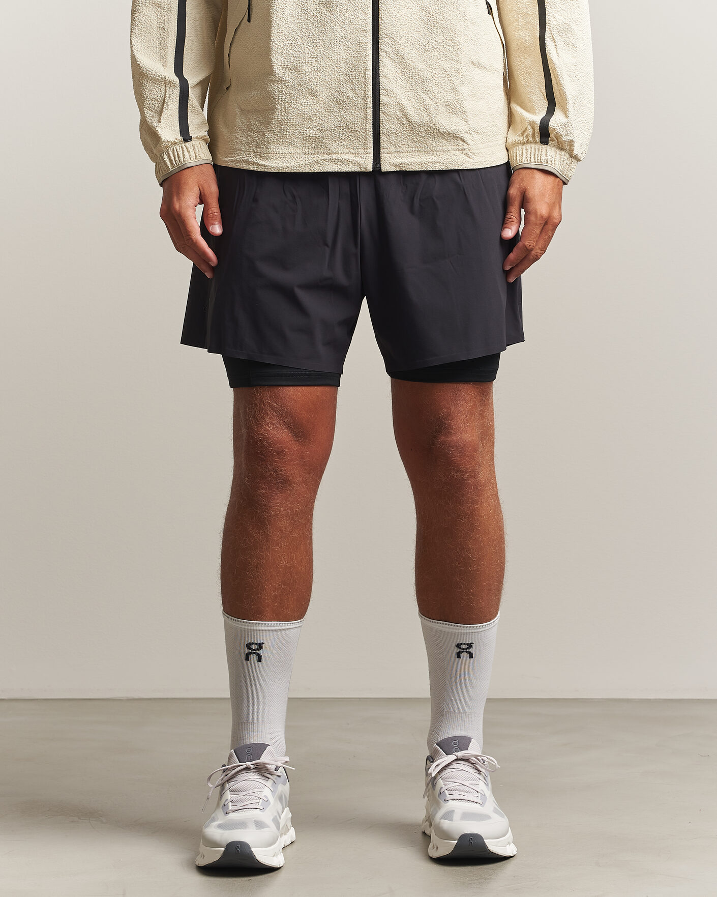 Hombres | Pantalones cortos | On | 5 Inch Performance 2/1 Shorts Black