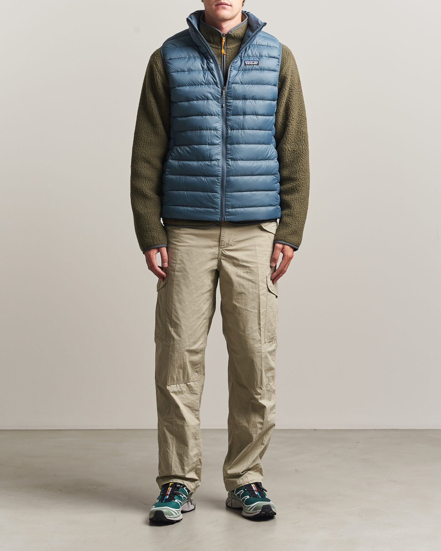 Hombres | Chalecos | Patagonia | Sweater Vest Summit Blue