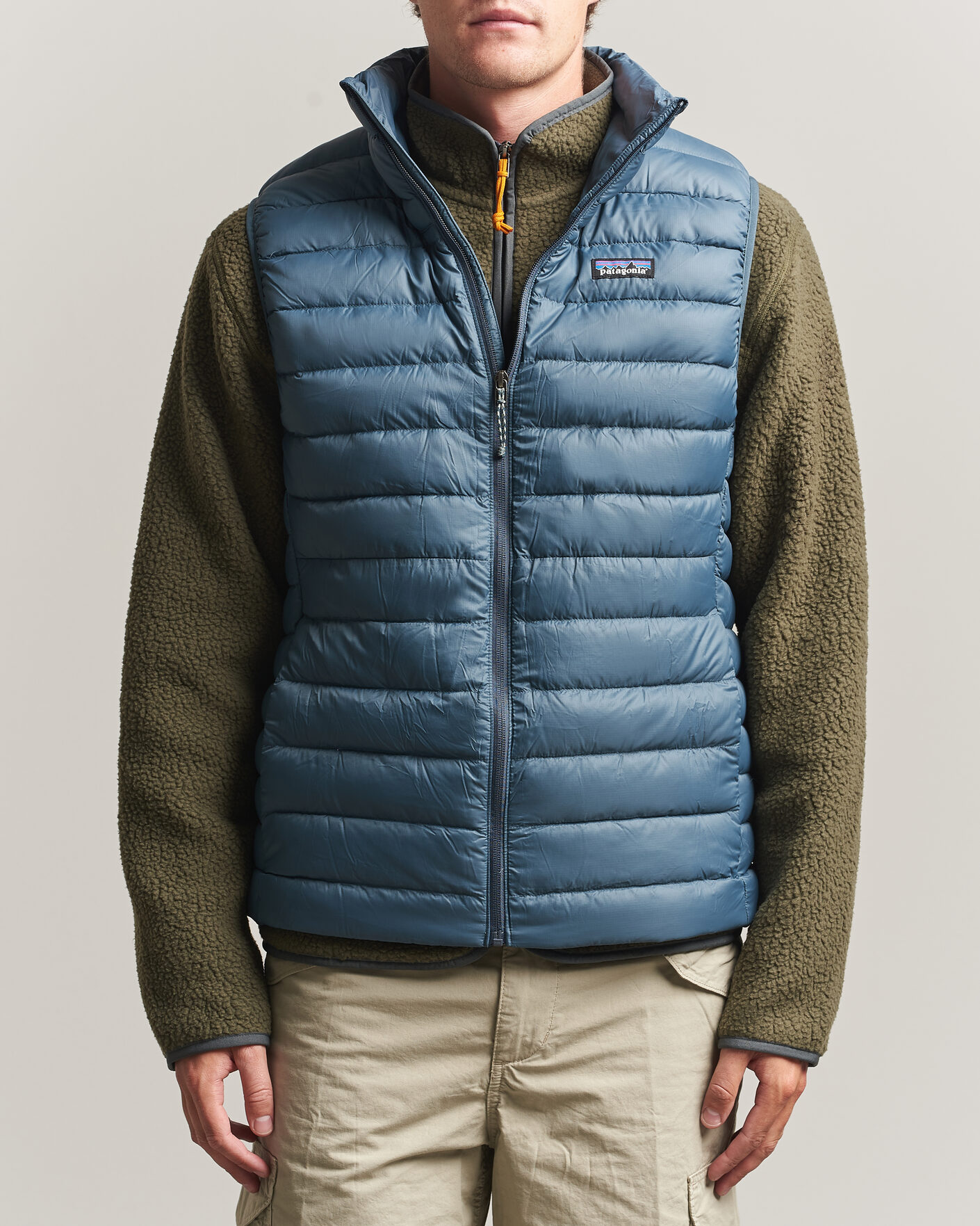 Hombres | Chalecos | Patagonia | Sweater Vest Summit Blue