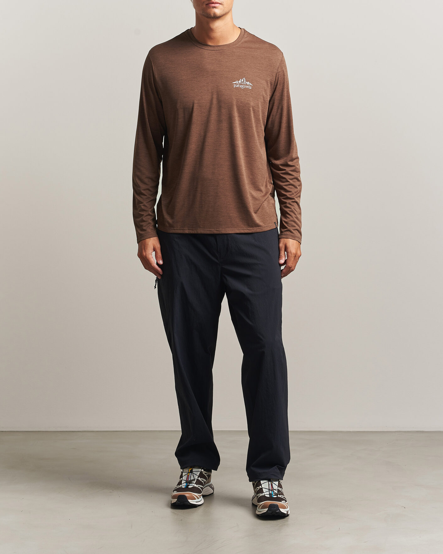 Hombres | Camisetas | Patagonia | Long Sleeve Cap Cool Shirt Berm Brown
