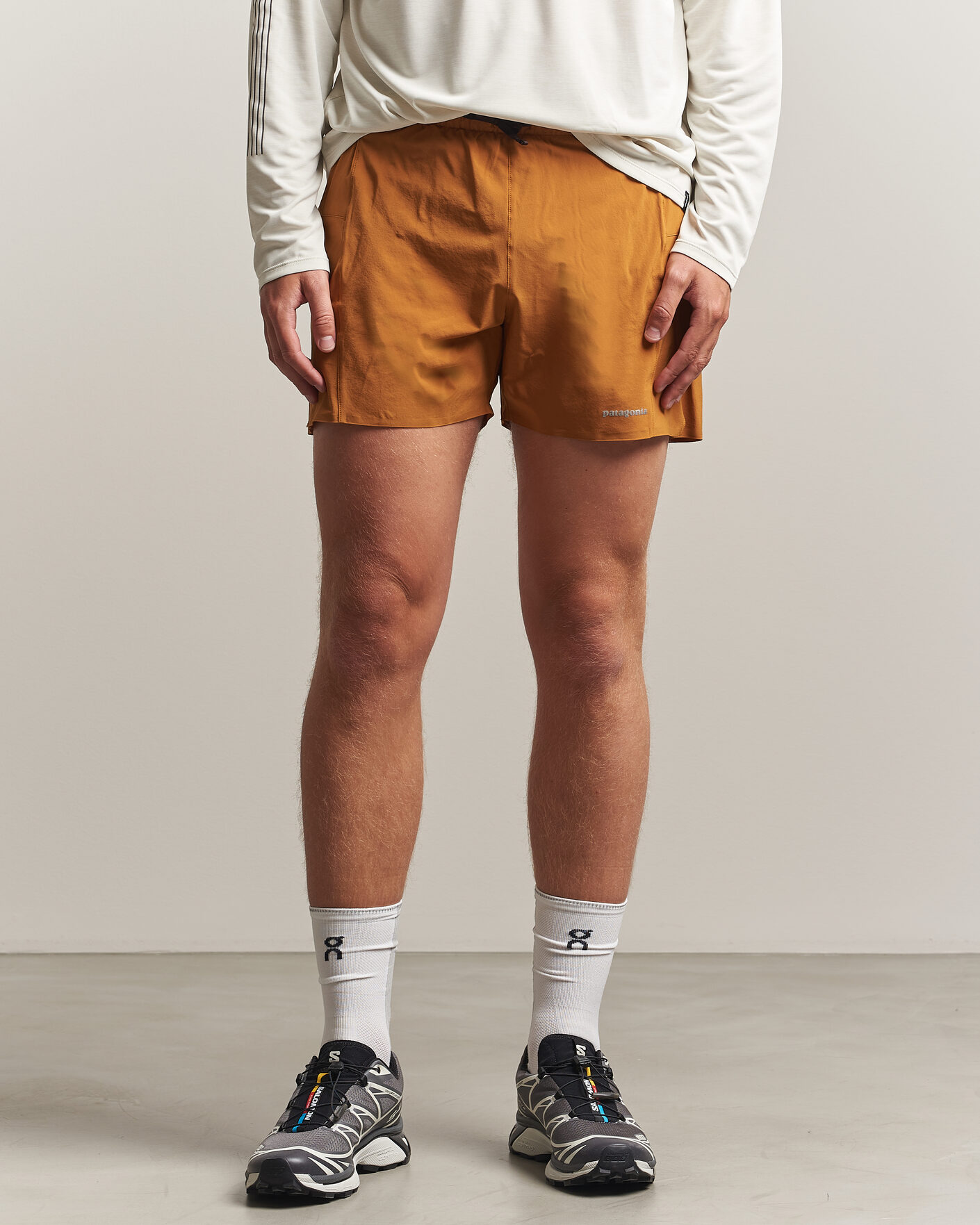 Hombres | Pantalones cortos | Patagonia | Strider Pro 5 Inch Short Cinnamon Brown