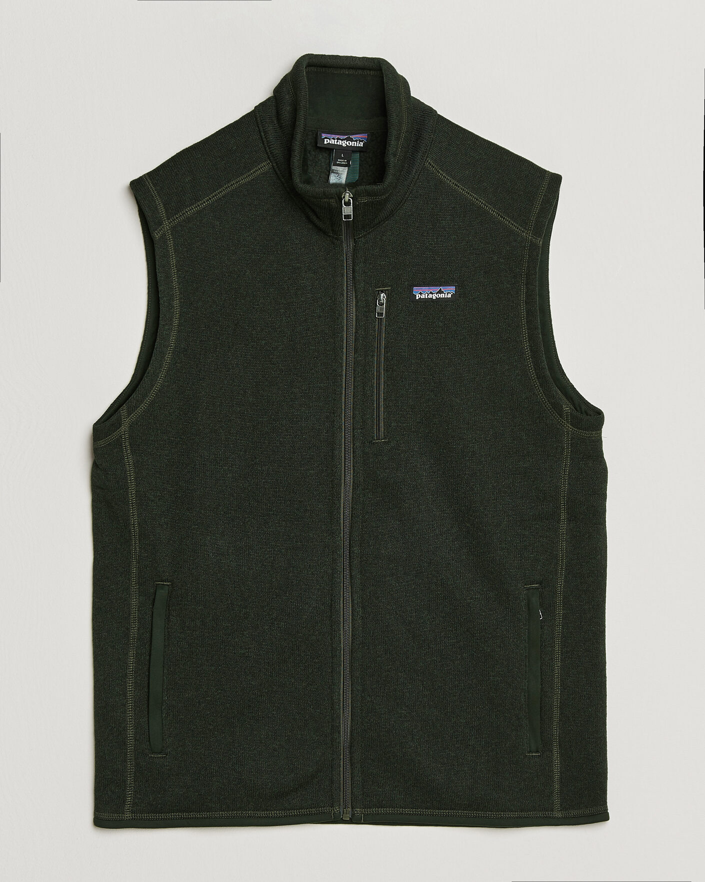 Hombres | Chalecos | Patagonia | Better Sweater Vest Old Growth Green