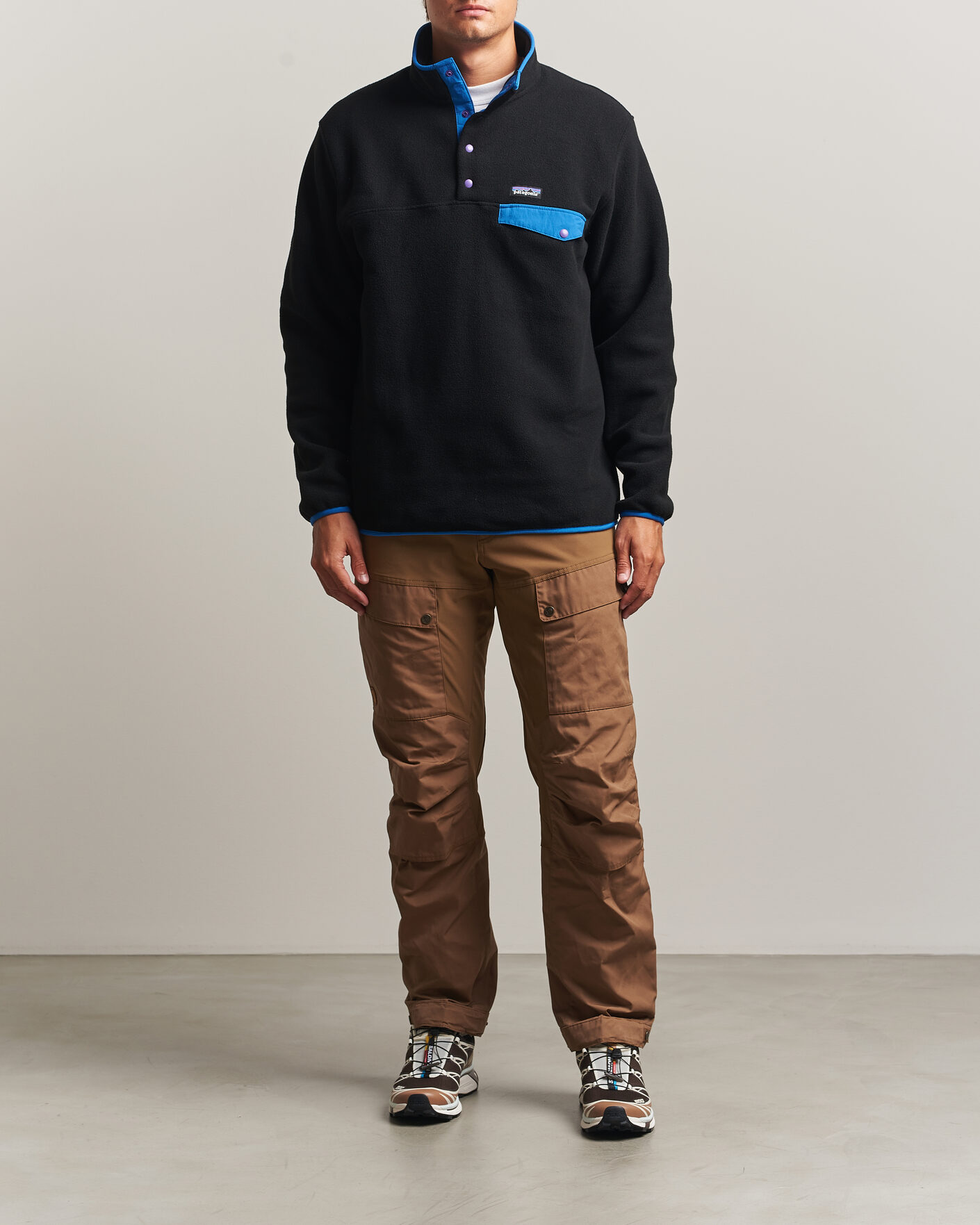 Hombres | Jerséis y prendas de punto | Patagonia | Synch Snap T Half Zip Fleece Black