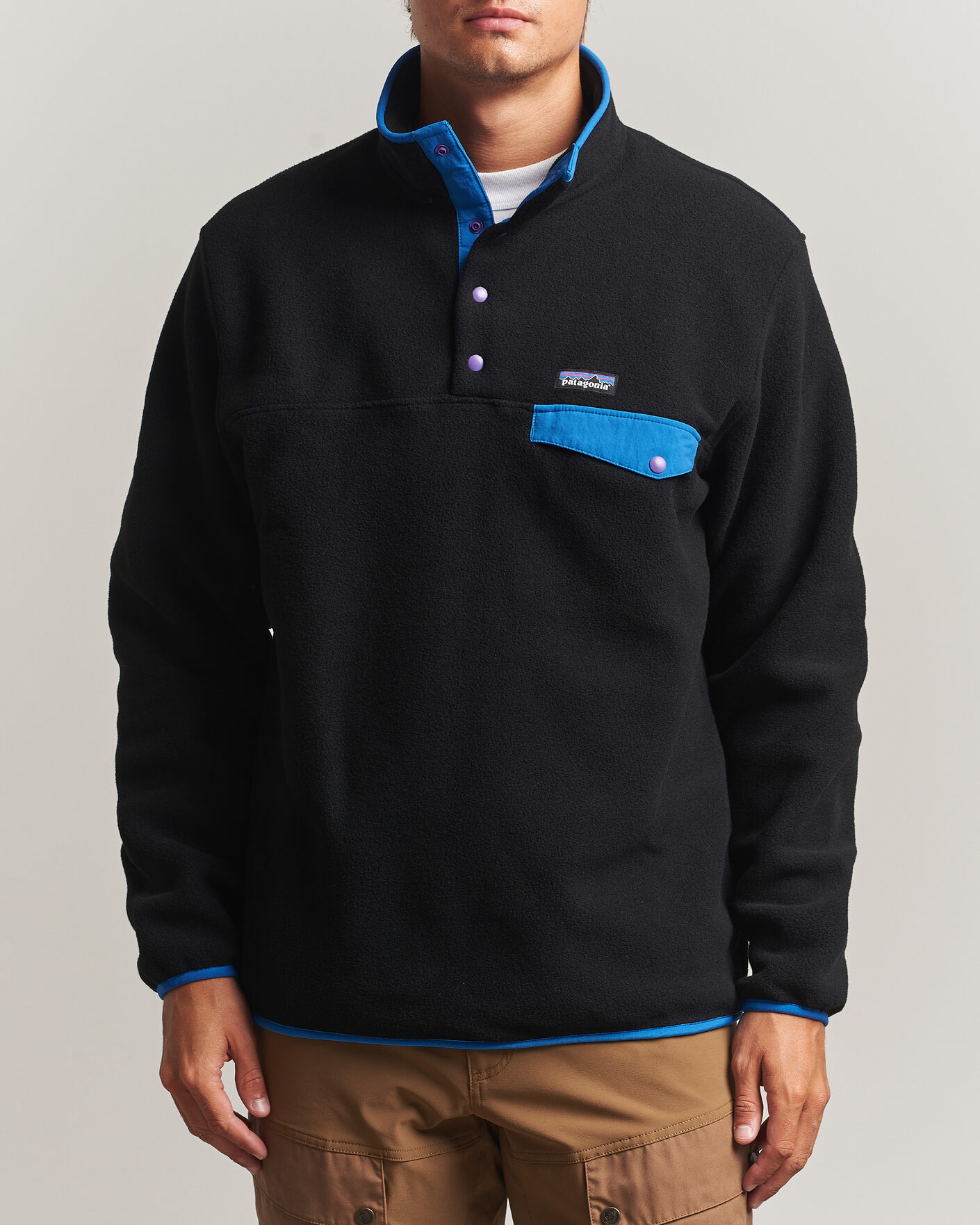 Hombres | Jerséis y prendas de punto | Patagonia | Synch Snap T Half Zip Fleece Black