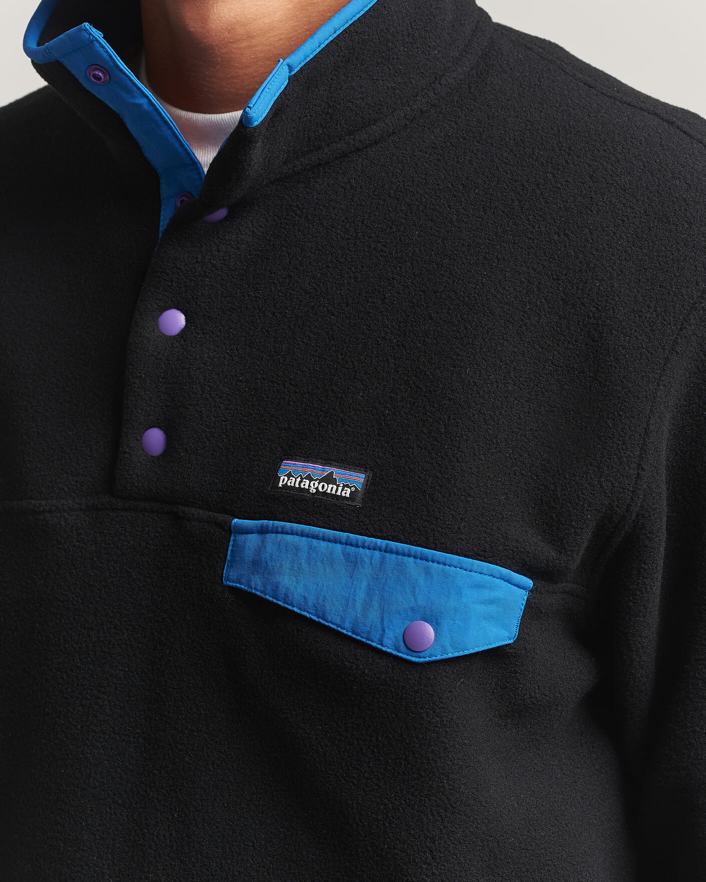 Hombres | Jerséis y prendas de punto | Patagonia | Synch Snap T Half Zip Fleece Black