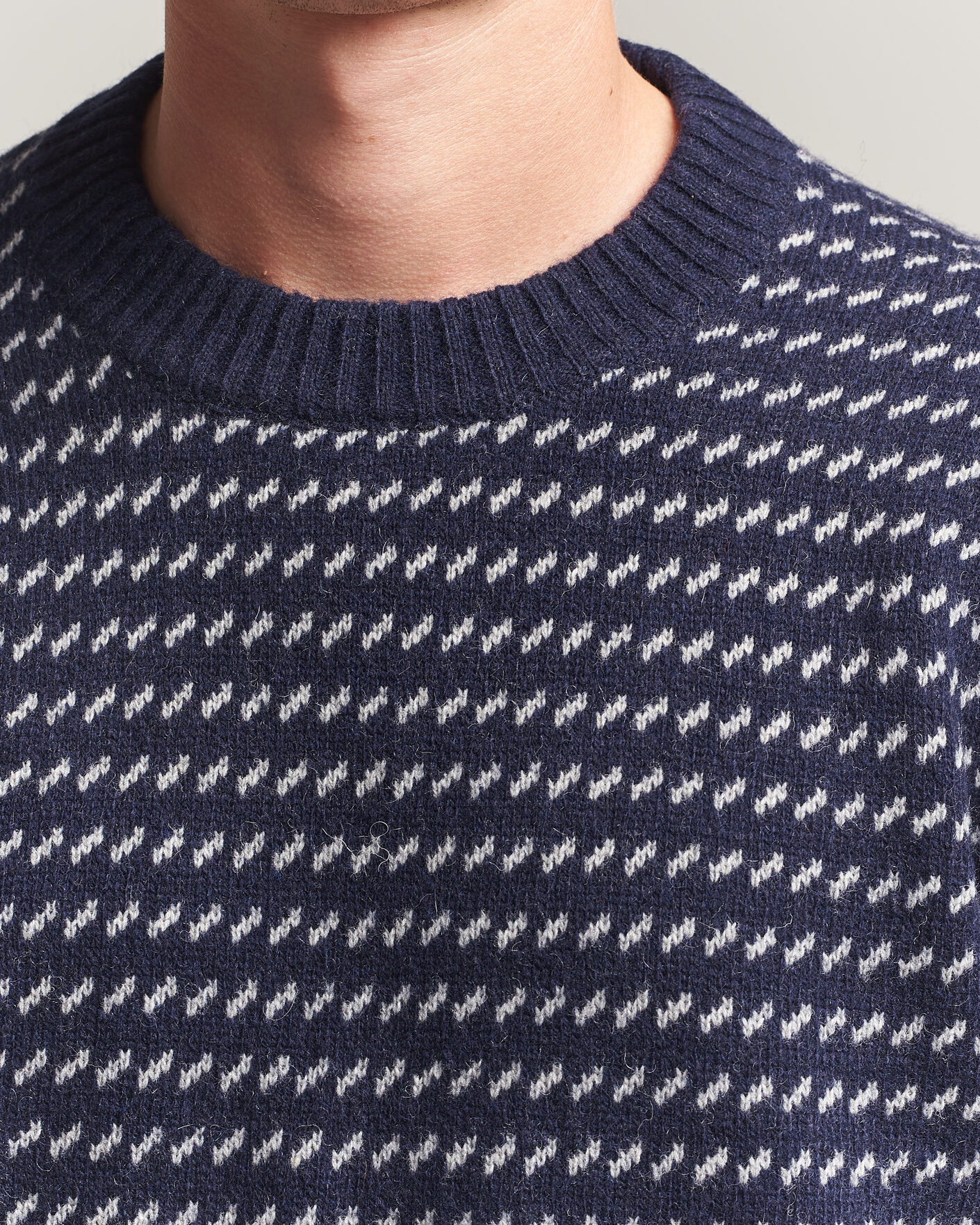 Hombres | Jerséis y prendas de punto | Patagonia | Recycled Wool Blend Sweater Classic Navy