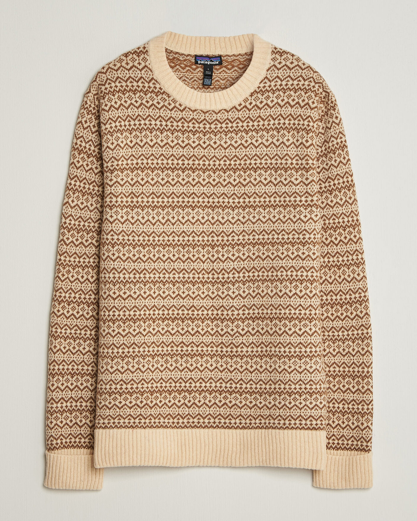 Hombres | Jerséis y prendas de punto | Patagonia | Recycled Wool Blend Sweater Snow Squail Natural