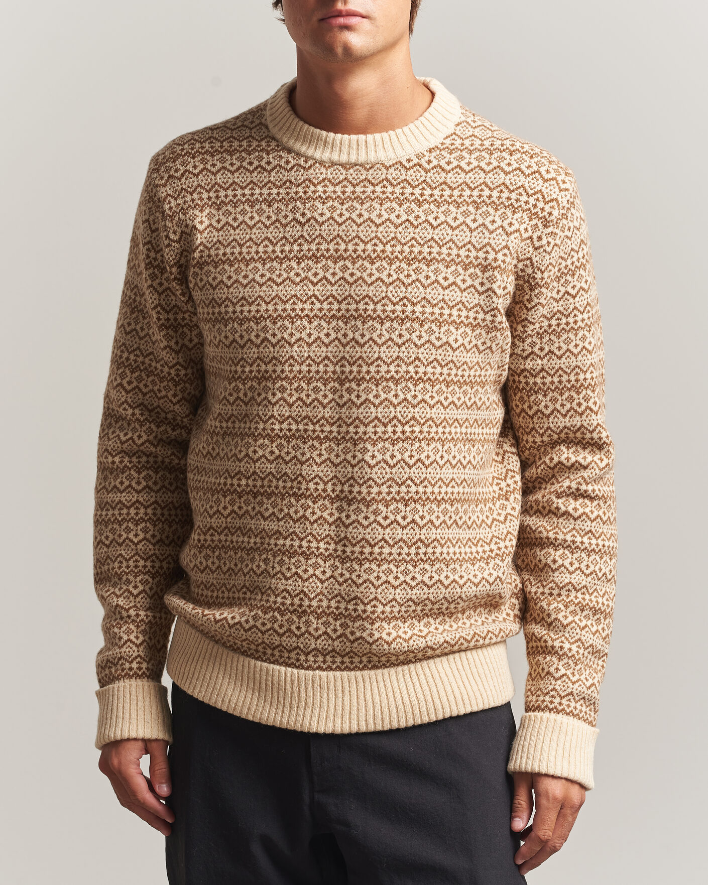 Hombres | Jerséis y prendas de punto | Patagonia | Recycled Wool Blend Sweater Snow Squail Natural