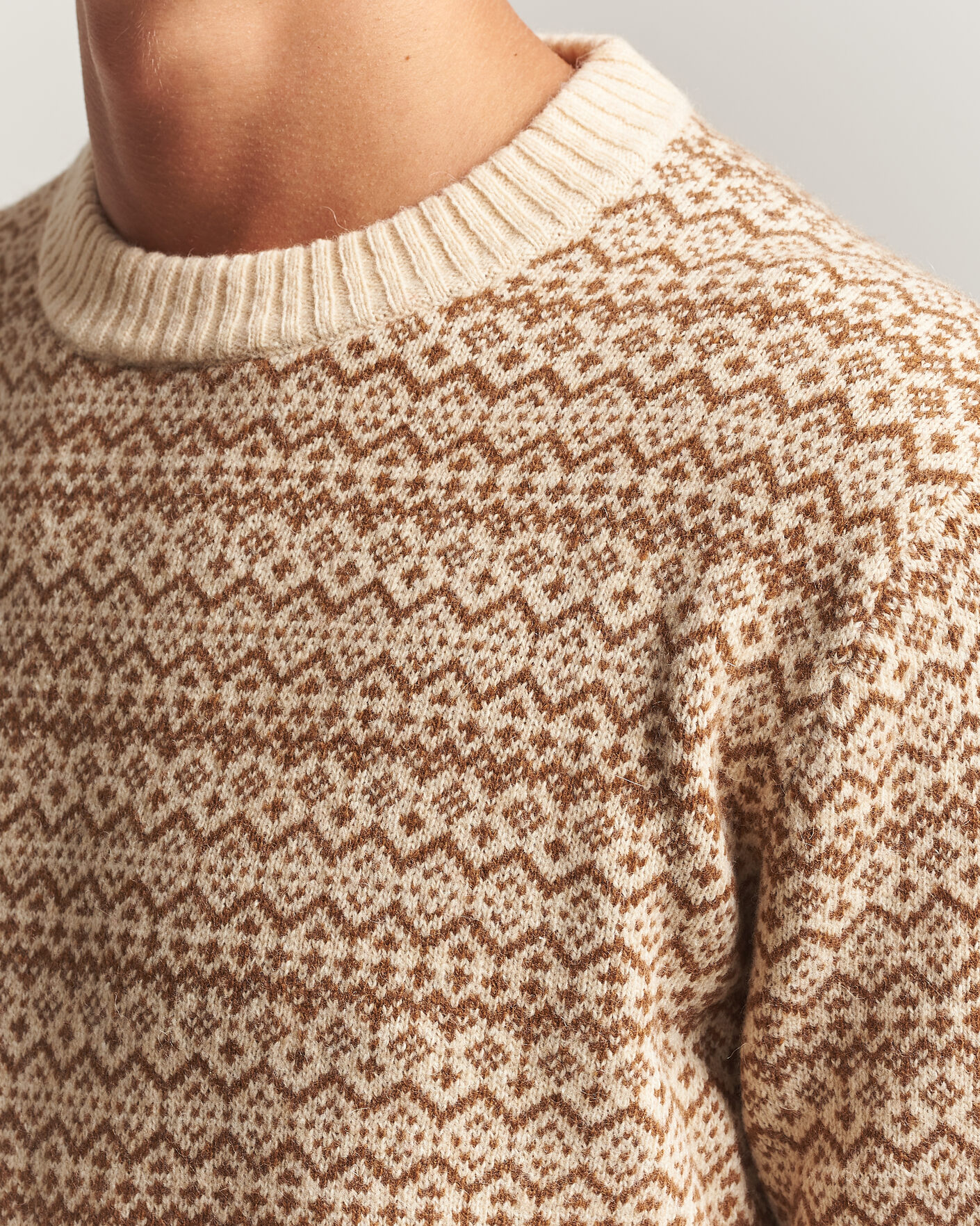 Hombres | Jerséis y prendas de punto | Patagonia | Recycled Wool Blend Sweater Snow Squail Natural