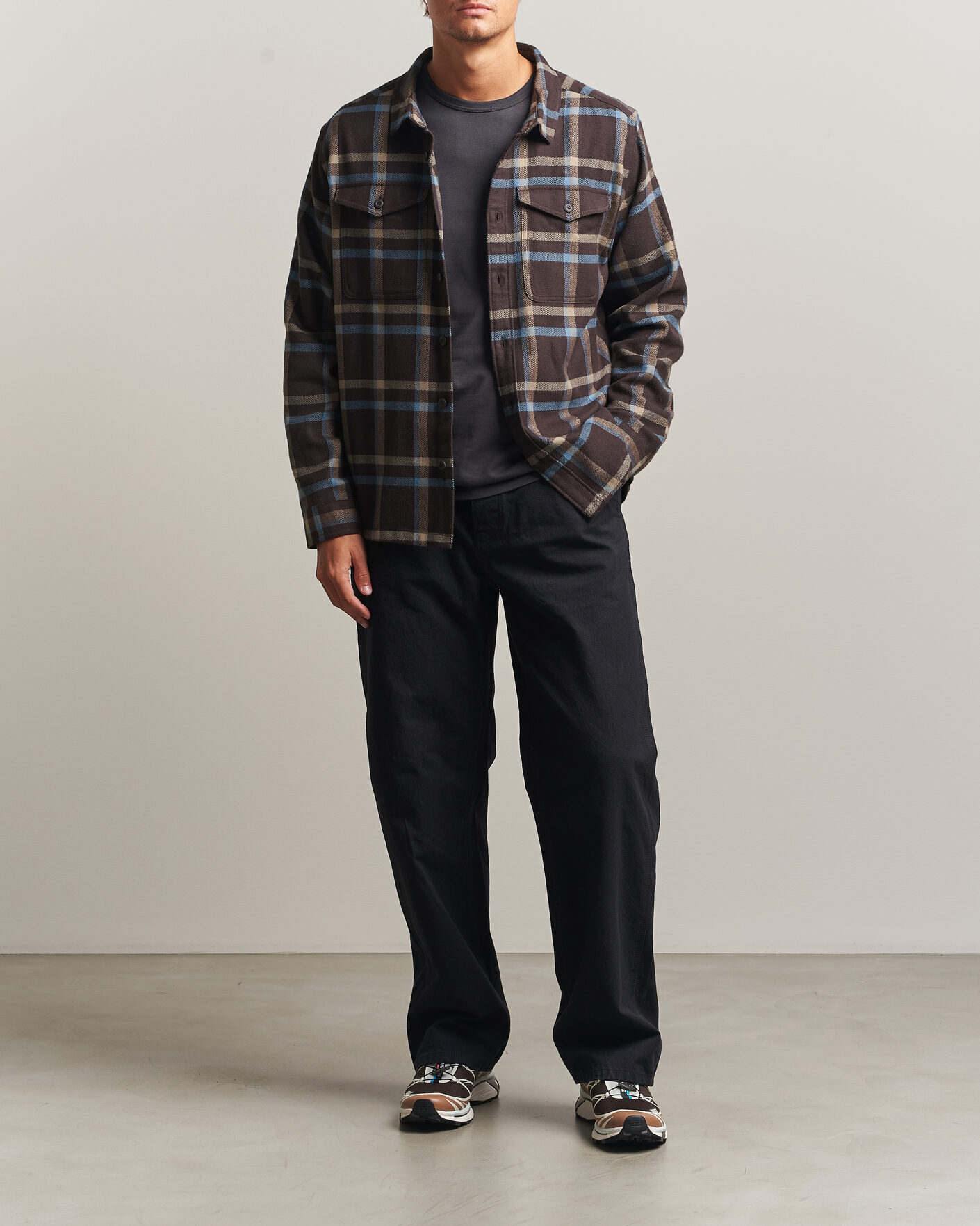 Hombres | Camisas | Patagonia | Fjord Flannel Shirt Den Brown