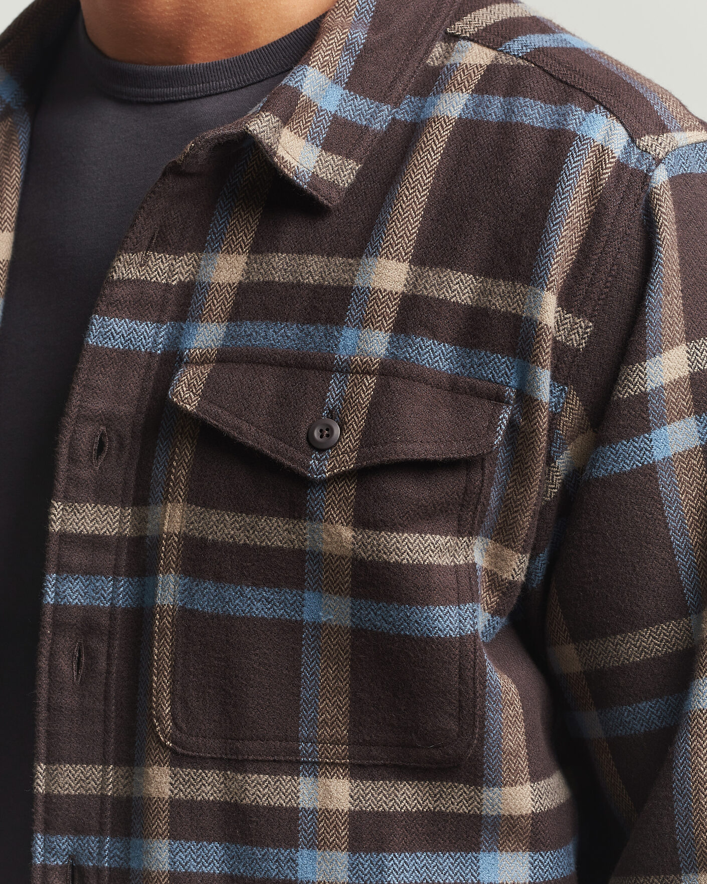 Hombres | Camisas | Patagonia | Fjord Flannel Shirt Den Brown