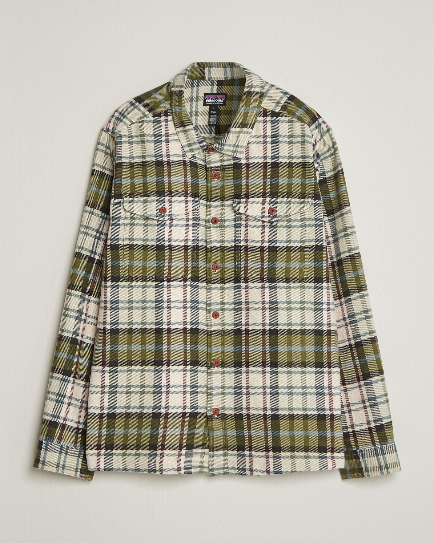 Hombres | Camisas | Patagonia | Fjord Flannel Shirt Weathered Stone