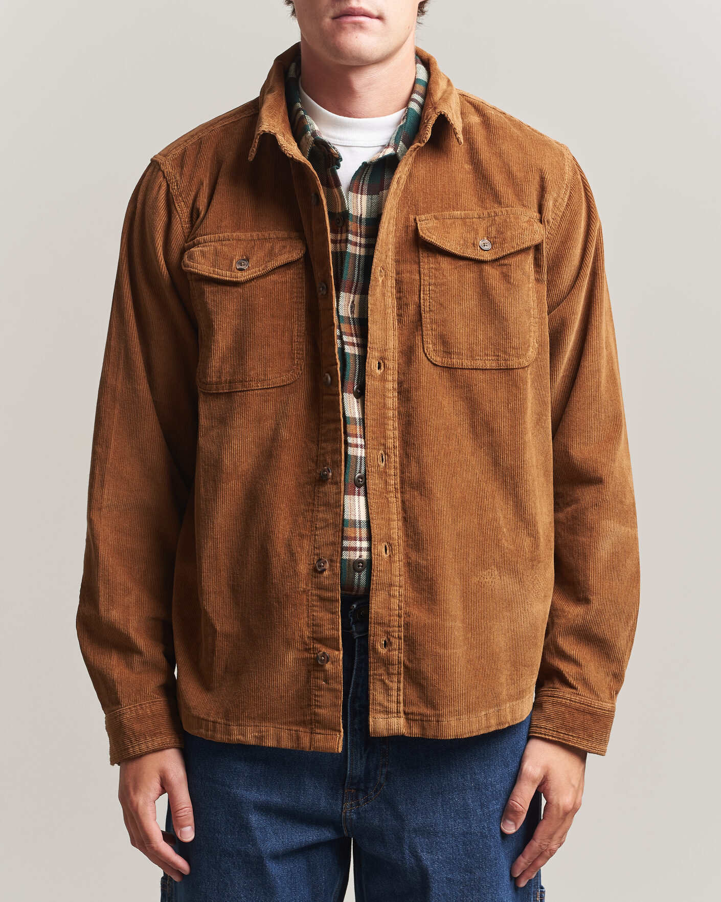 Hombres | Camisas | Patagonia | Corduroy Shirt Deer Brown