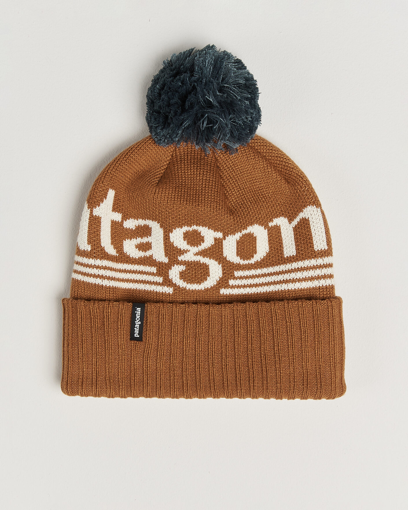 Hombres | Gorros | Patagonia | Powder Town Beanie Cinnamon Brown
