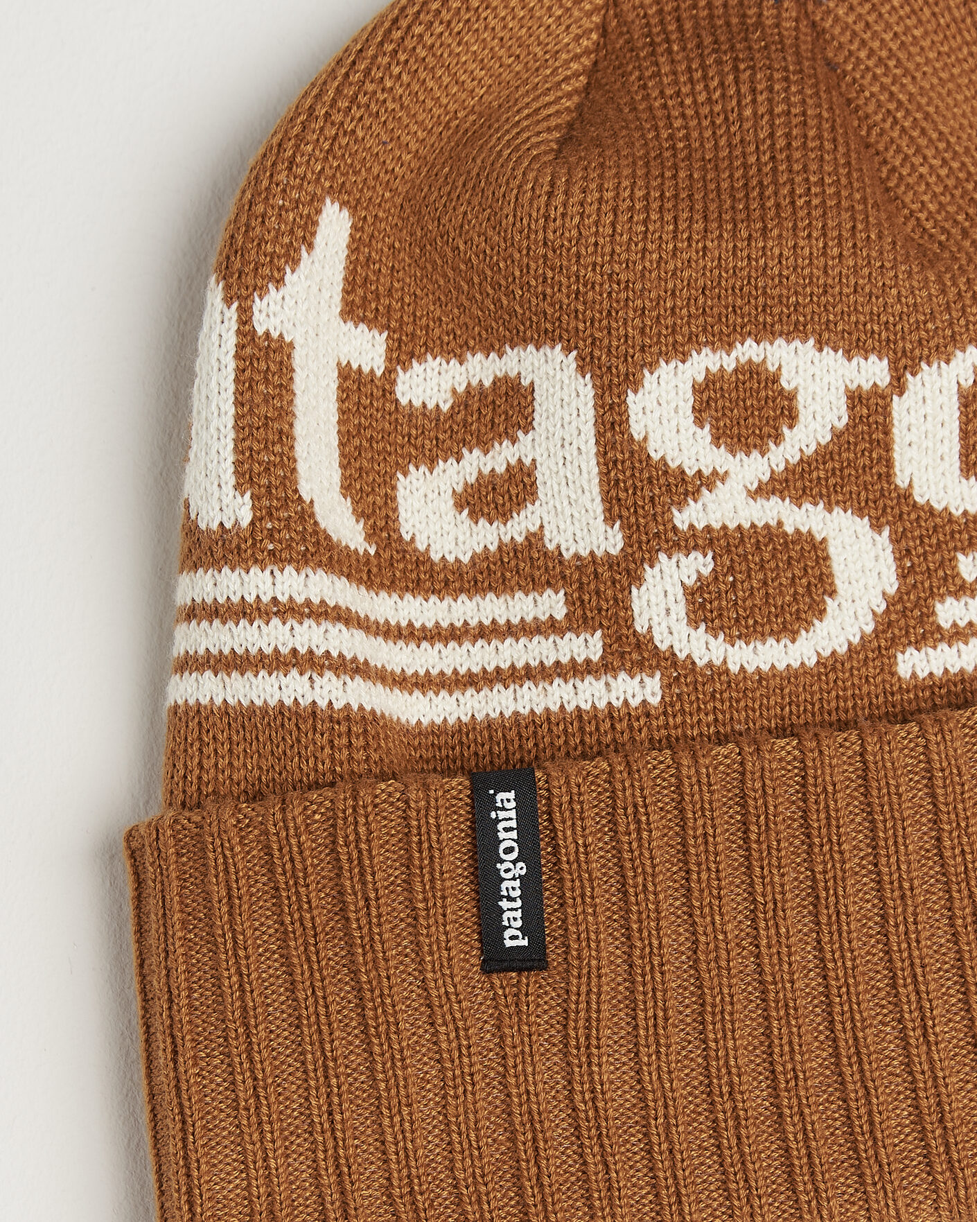 Hombres | Gorros | Patagonia | Powder Town Beanie Cinnamon Brown